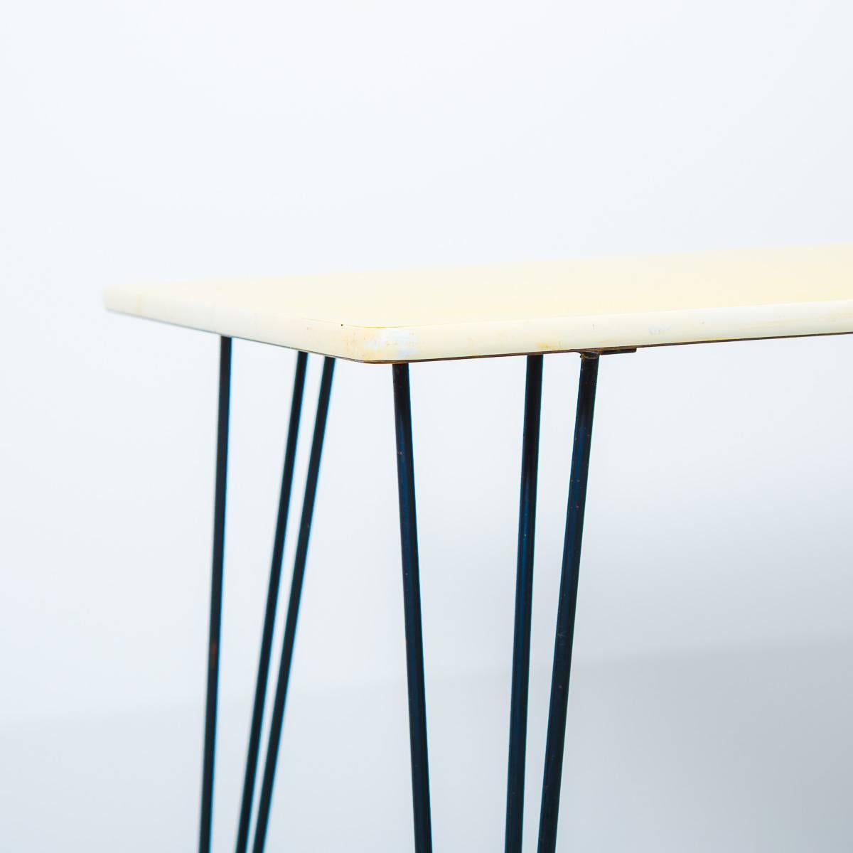 Mid-Century Modern Paul Bridston Table with Hairpin Legs Kandya, UK, 1950