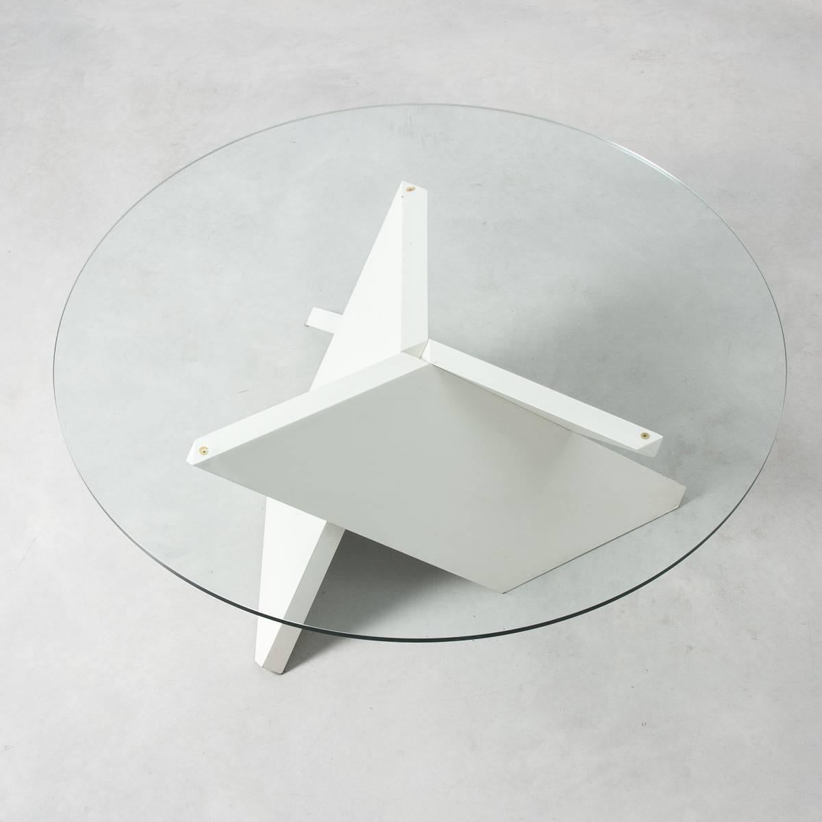Dutch De Stijl Geometric 1970s Postmodern Coffee Table In Good Condition In London, GB