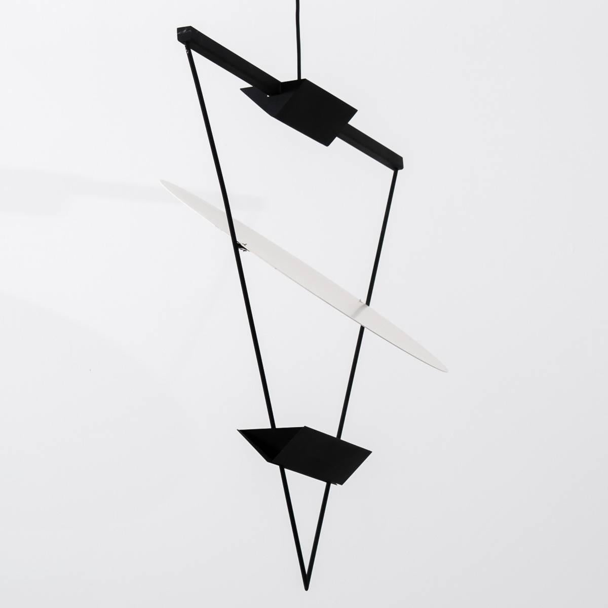 Mid-Century Modern Mario Botta Inverted Triangle Lamp, Artemide, 1985