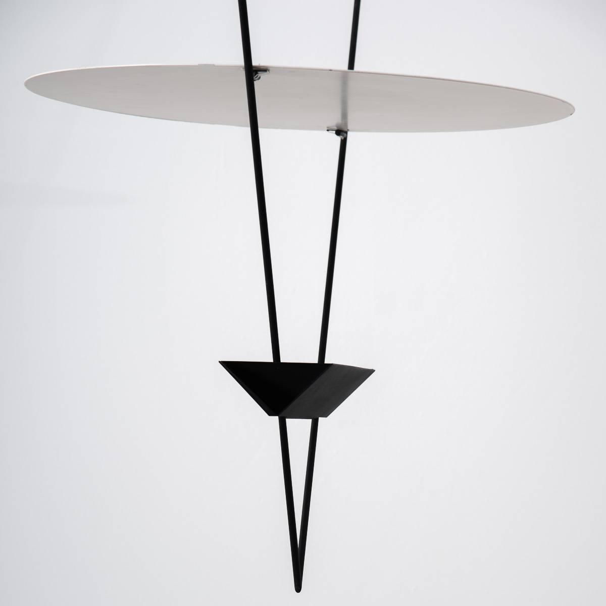 Italian Mario Botta Inverted Triangle Lamp, Artemide, 1985