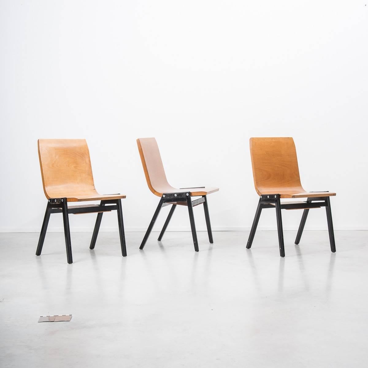 20th Century Roland Rainer Modernist Church Chairs, E & A Pollack, Switzerland, 1956