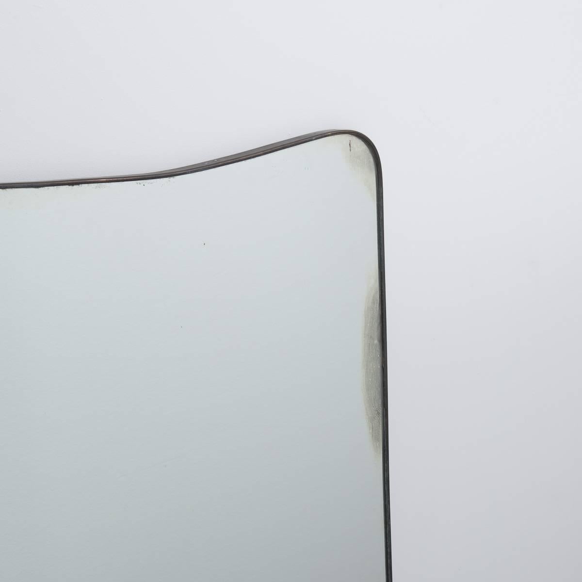 Mid-Century Modern Gio Ponti Kidney Mirror, Italy, 1950s