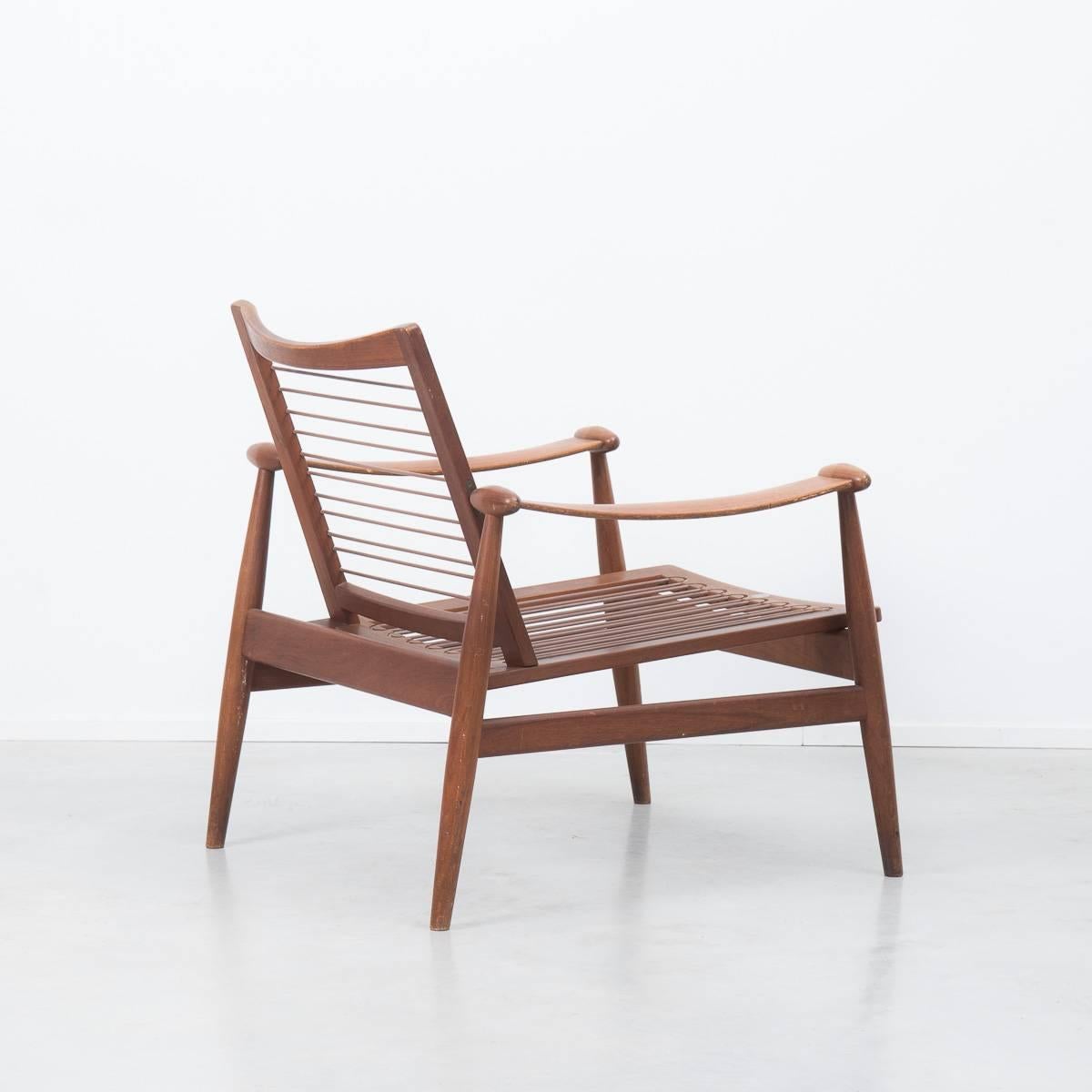 Danish Finn Juhl Diplomat Armchair France & Sons, Denmark, 1952