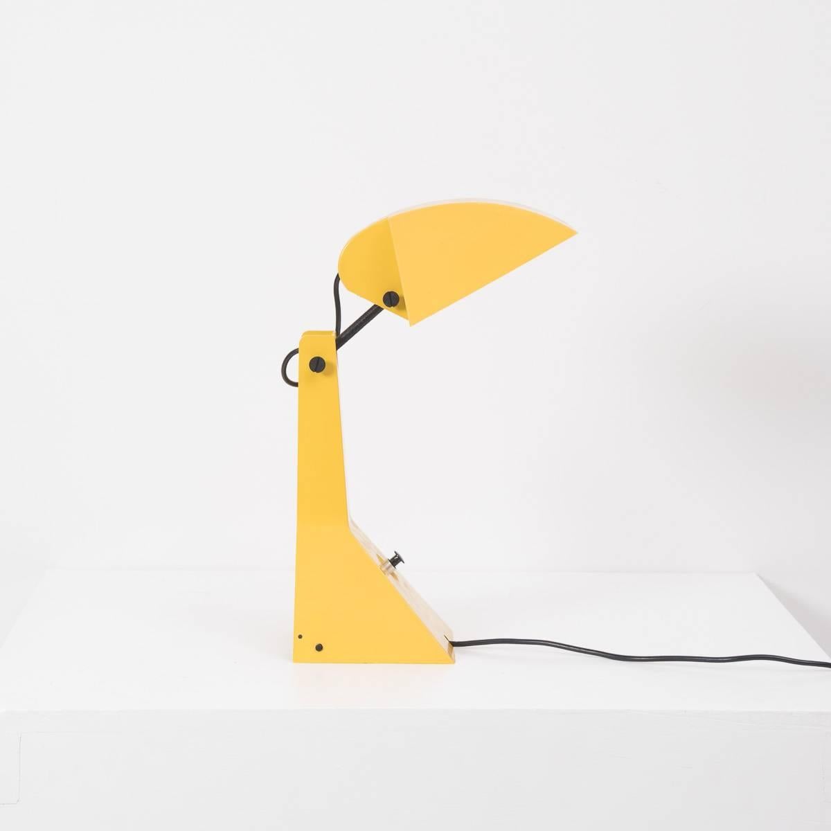 Mid-Century Modern Umberto Riva Table Lamp, Bieffeplast, Netherlands, 1969