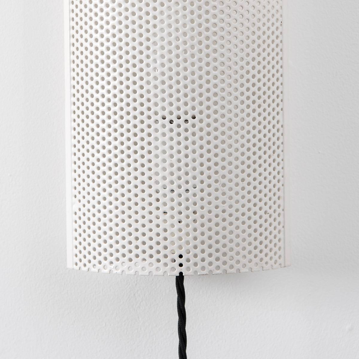 Dutch Hagoort Perforated Wall Lamp Netherlands, 1950s