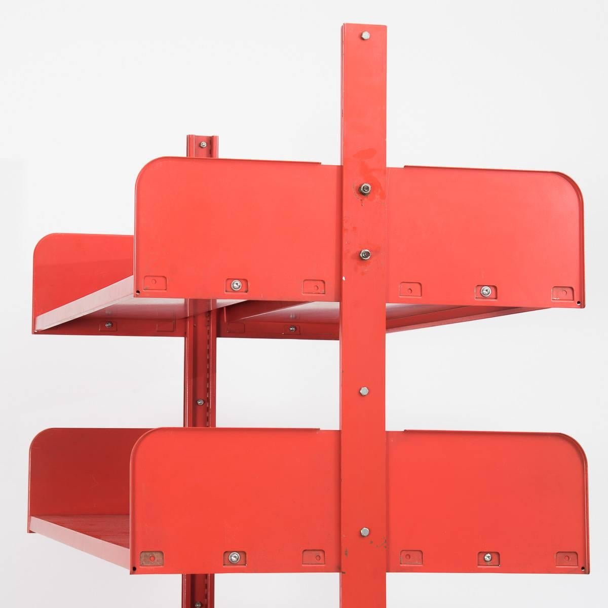 20th Century Lips Vago Double Congresso Shelves, Italy, 1960