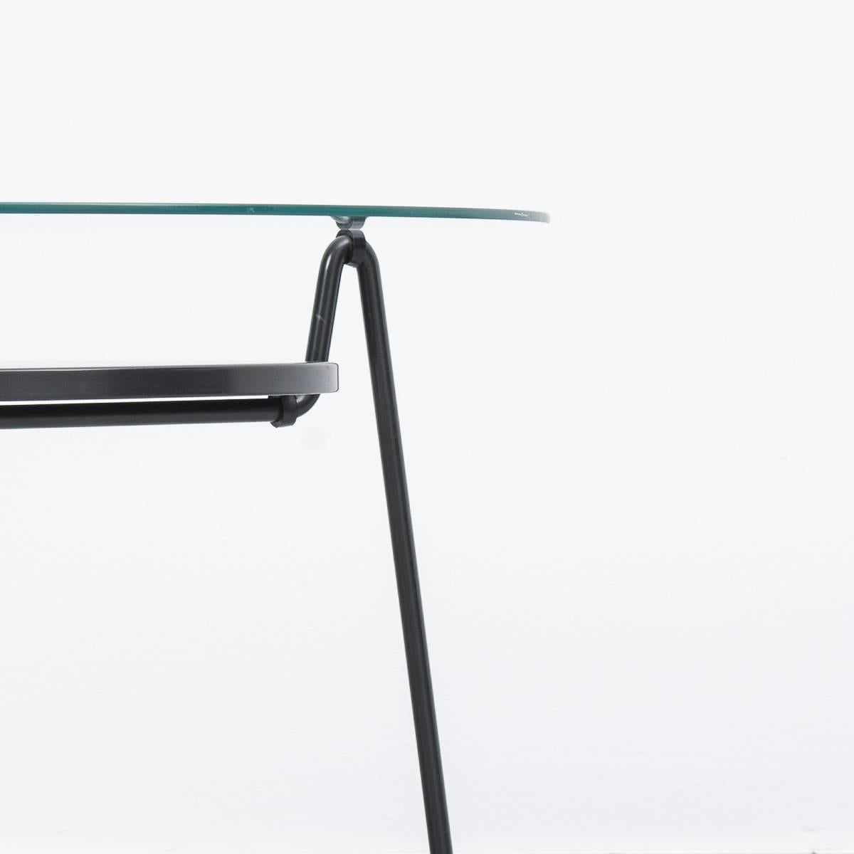 Wim Rietveld Mug Steel Coffee Table Gispen, Netherlands, 1953 In Excellent Condition In London, GB