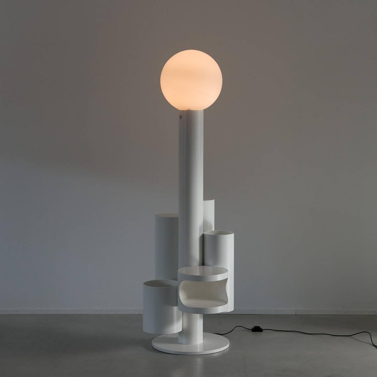 Late 20th Century Close Encounter Lamp and Plant Stand, Kerst Koopman, Netherlands, 1988