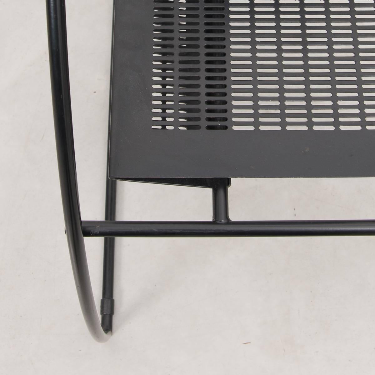 Metal Pair of Mario Botta Quinta Chair Alias, Switzerland, 1985