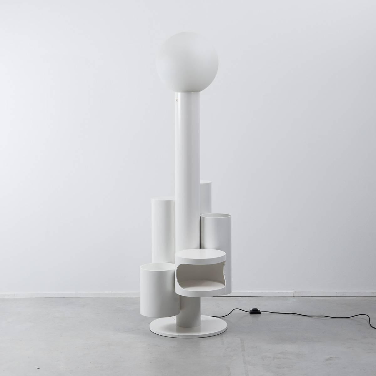 Post-Modern Close Encounter Lamp and Plant Stand, Kerst Koopman, Netherlands, 1988