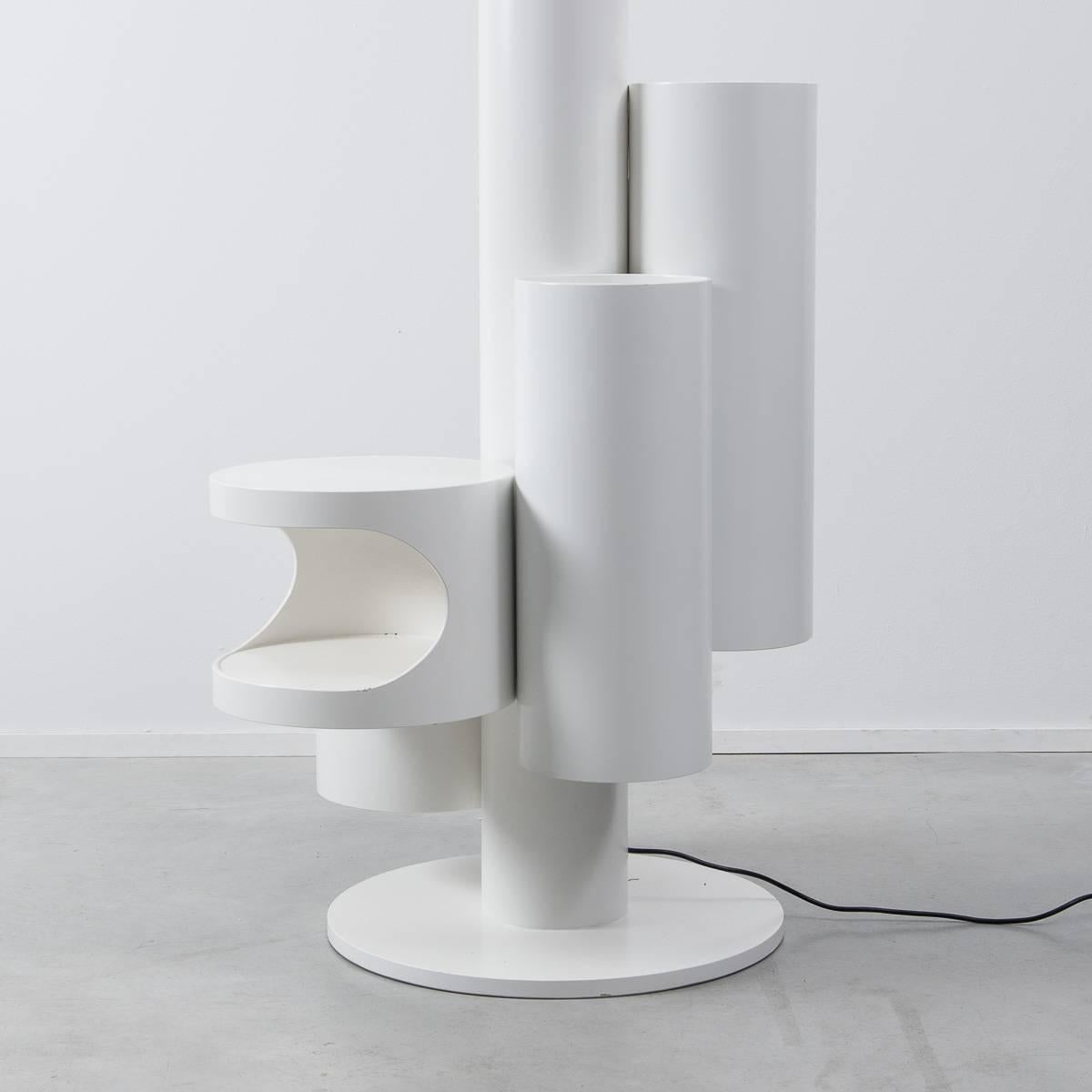 Lacquered Close Encounter Lamp and Plant Stand, Kerst Koopman, Netherlands, 1988