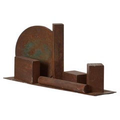 Used Jonathan Miller Metal ‘No.4’ Sculpture, UK, Early 2000s