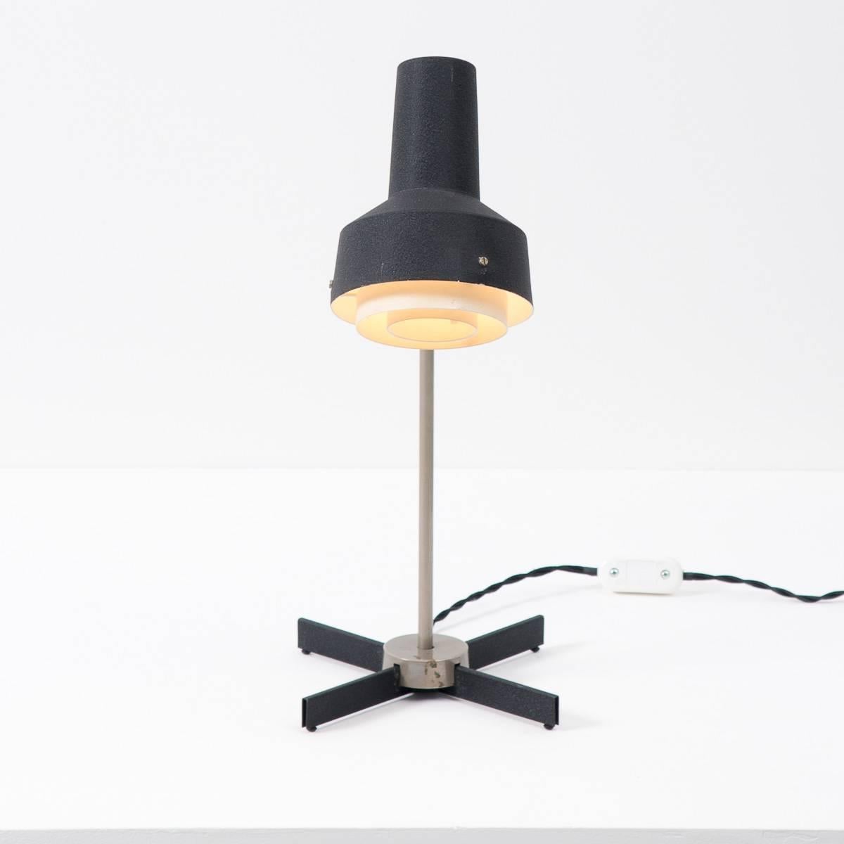 Mid-Century Modern Niek Hiemstra 1950s Dutch Table Lamp, Hiemstra Evolux