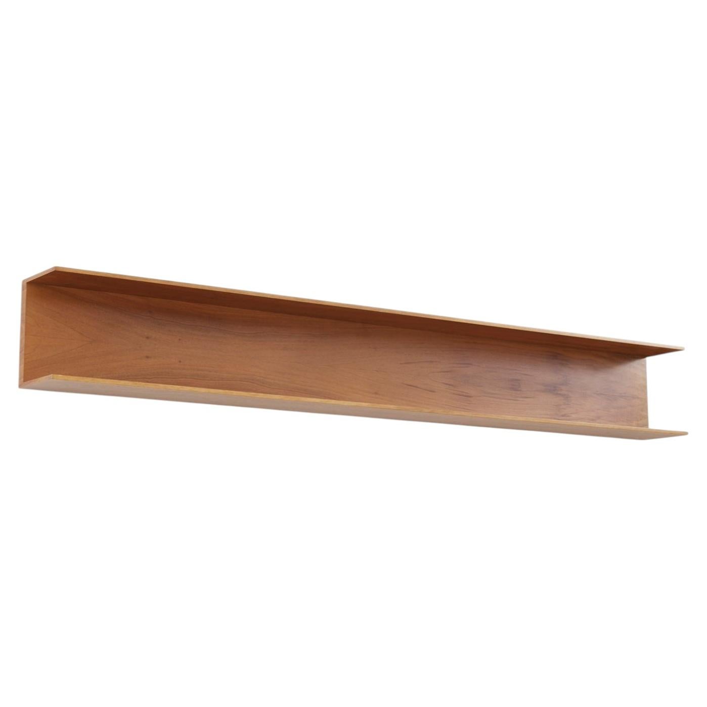 Walter Wirz Floating shelf in walnut for Wilhelm Renz - Germany, 1960s For Sale