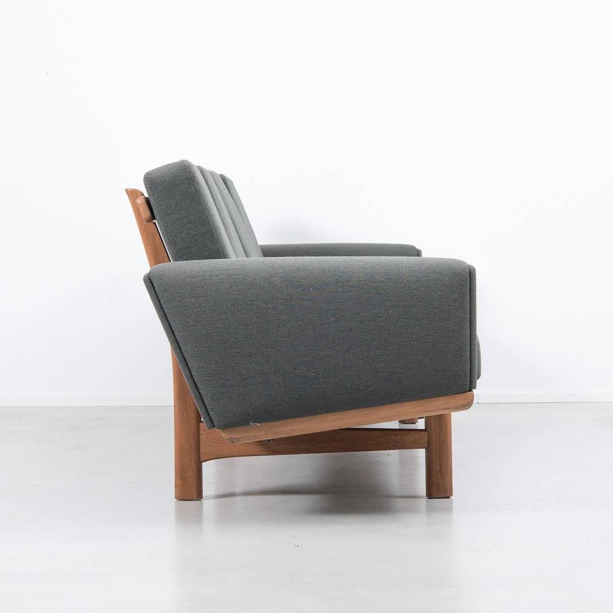Mid-Century Modern Hans J Wegner GE236/4 Oak Sofa