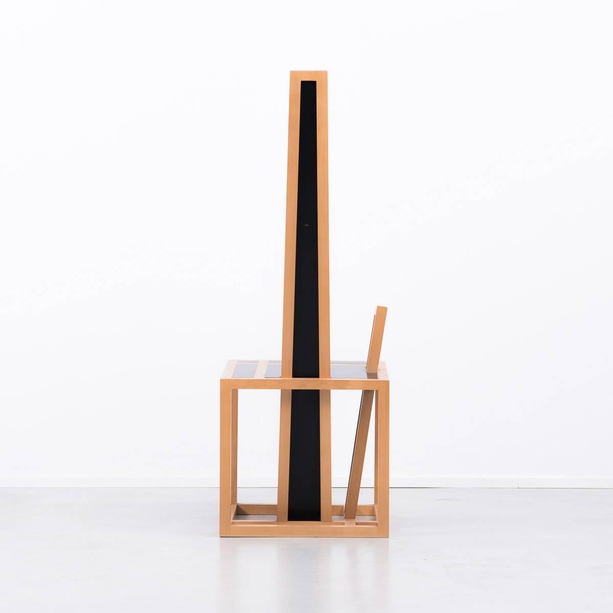 Maple Unique Cabinet Makers Geometric Chair
