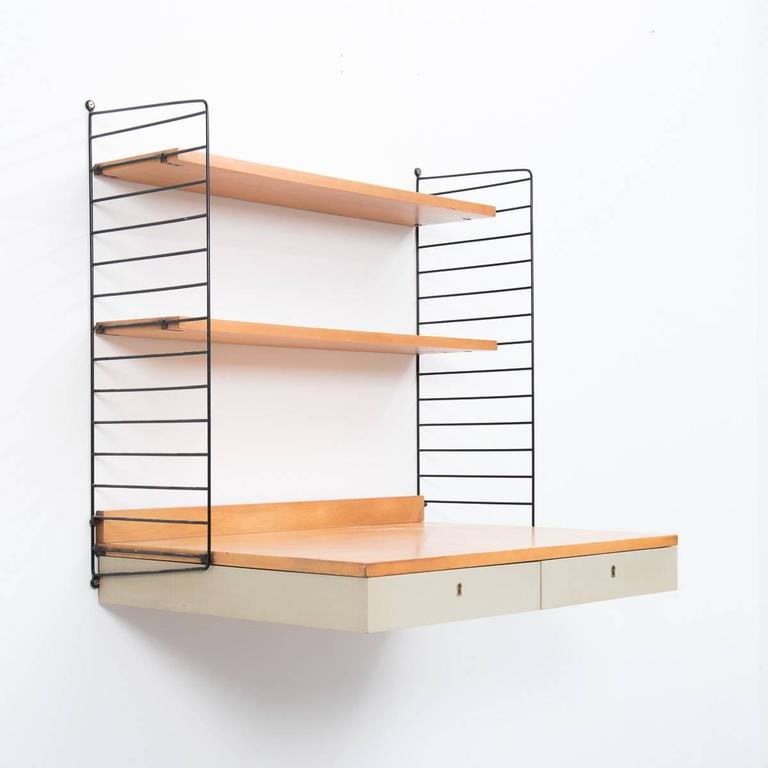 Nisse Strinning String System Wall-Mounted Desk at 1stdibs