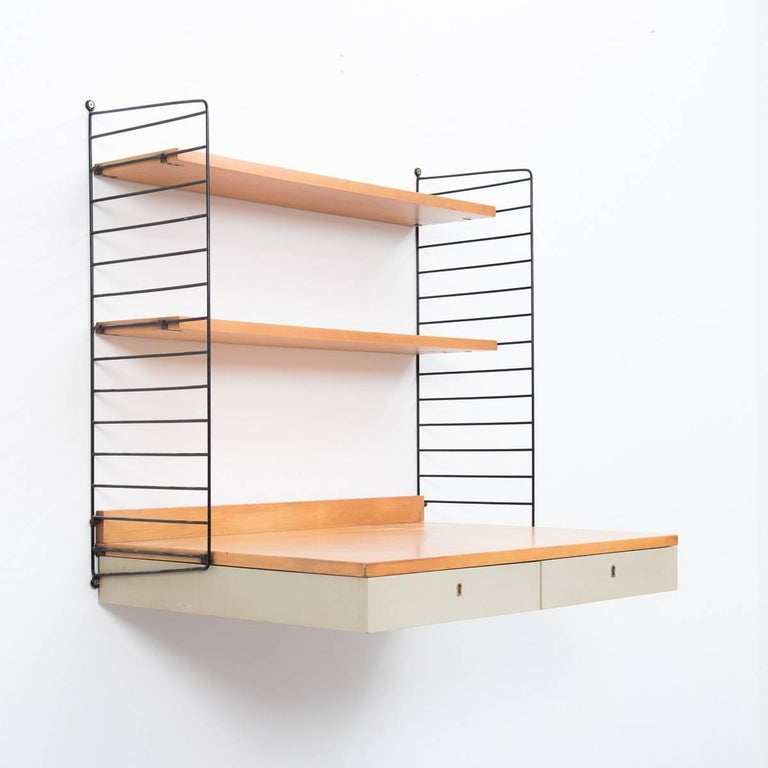 Nisse Strinning String System Wall-Mounted Desk at 1stDibs