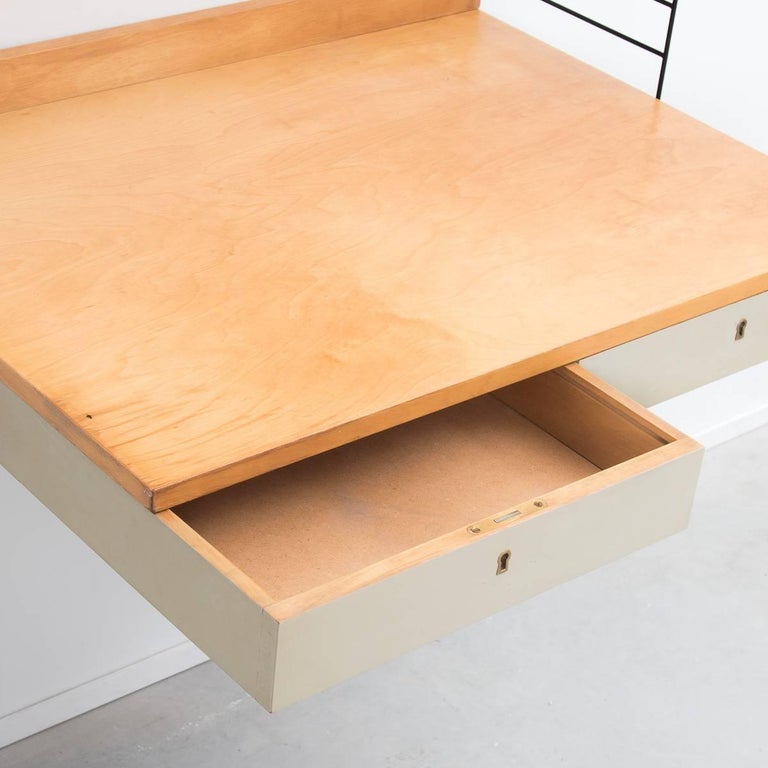 Nisse Strinning String System Wall-Mounted Desk at 1stDibs