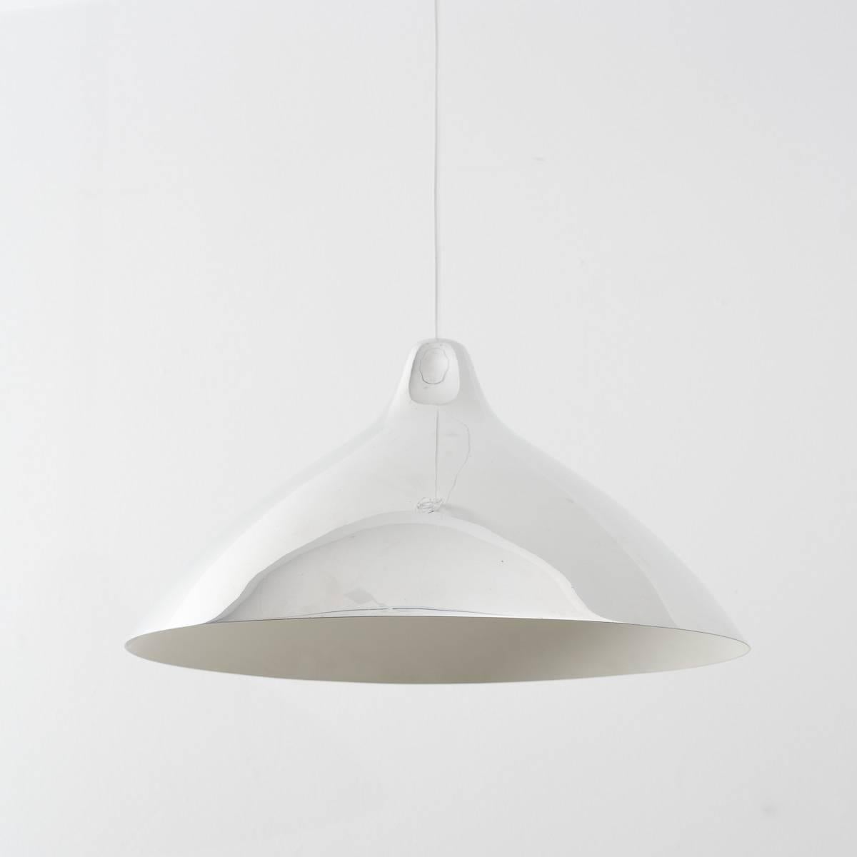 Mid-Century Modern Lisa Johansson-Pape Chrome Pendant Lamp