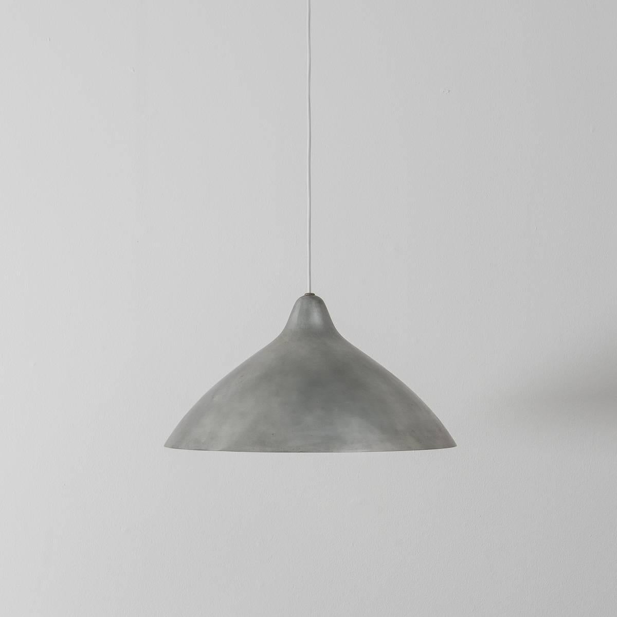 Mid-Century Modern Lisa Johansson-Pape Polished Nickel Pendant Lamp