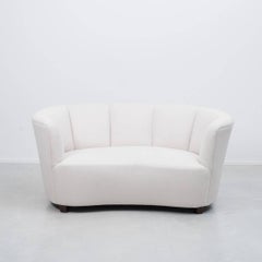 1940s Danish Banana Sofa Slagelse Møbelværk, Denmark, 1940s