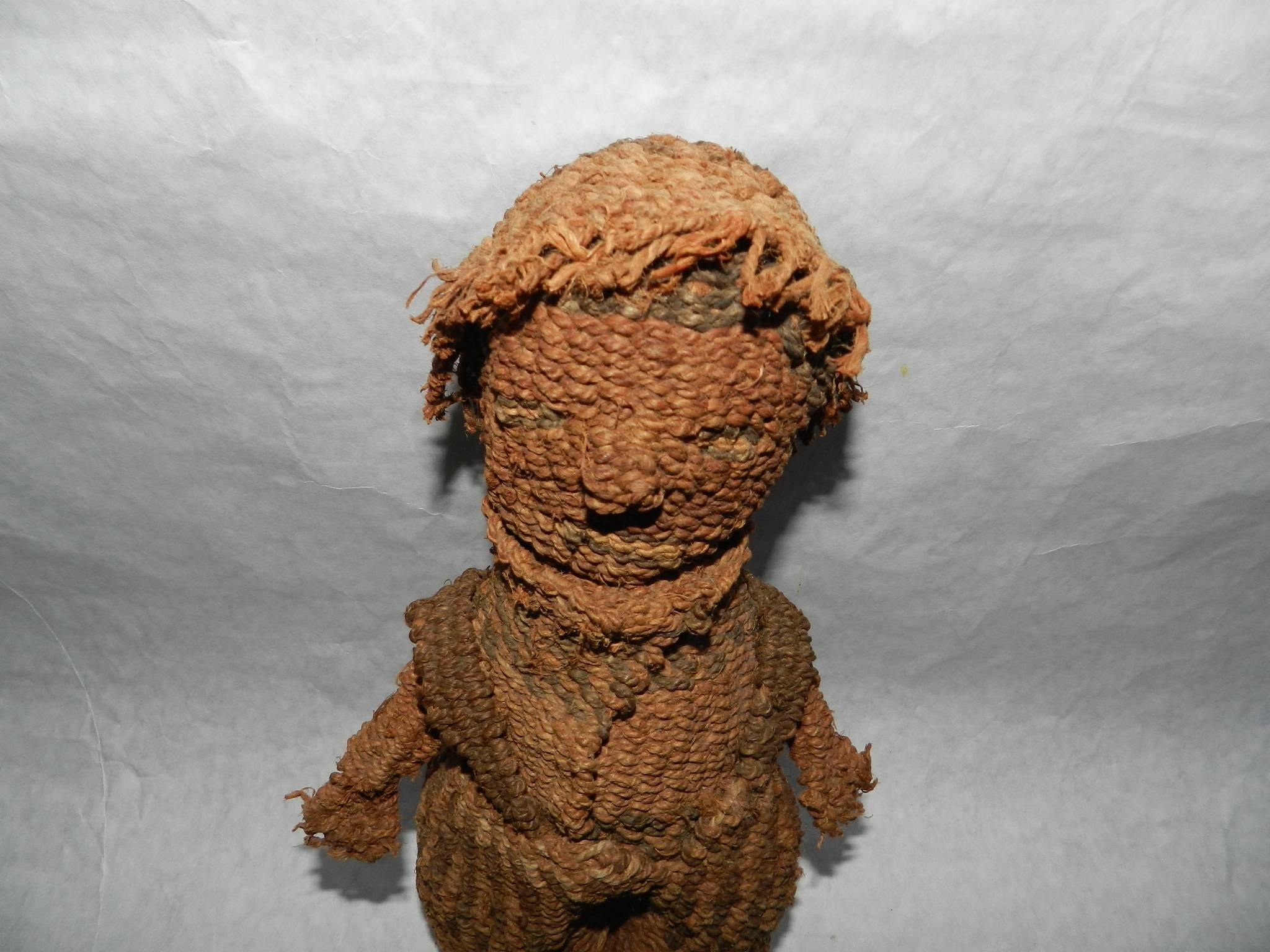 This handmade basketry doll is from the Northern California Klamath tribe.