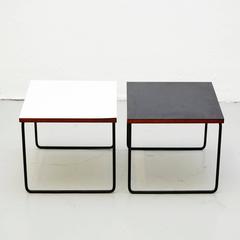 Pair of Pierre Guariche Side Table for Steiner, circa 1950