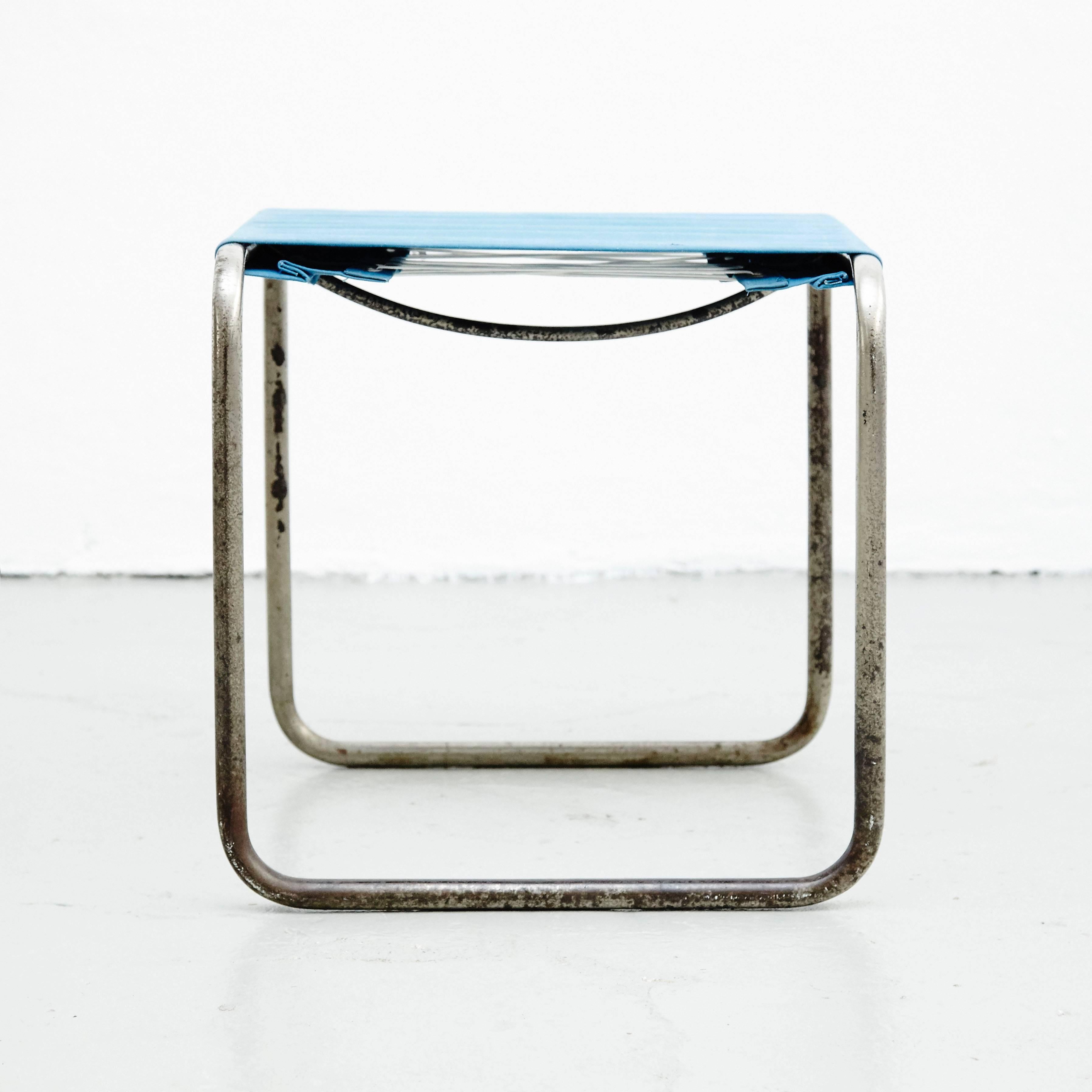 Mid-Century Modern Marcel Breuer B9T Stool for Thonet, circa 1930