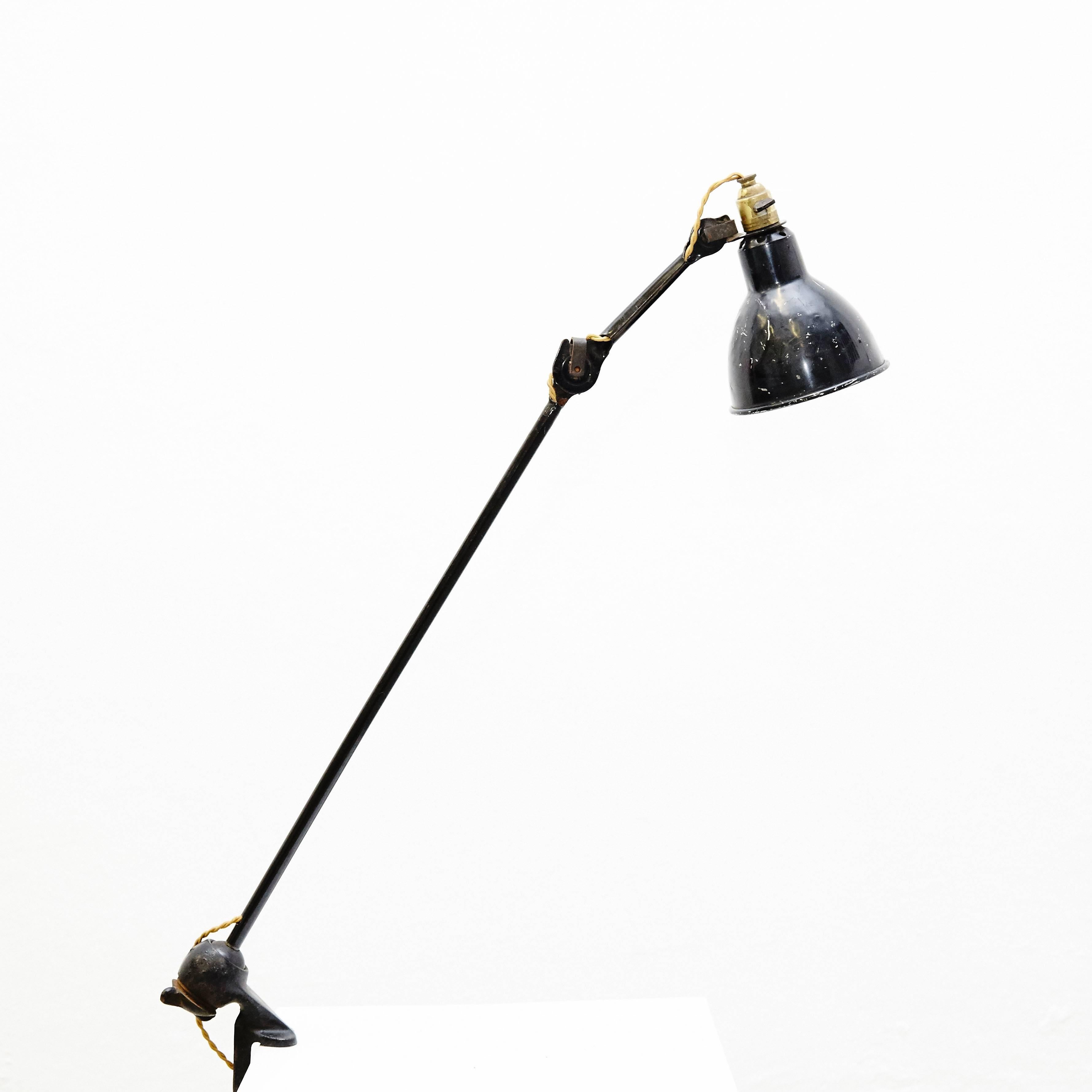 Mid-Century Modern Lampe Gras No. 201 Table Lamp, circa 1930