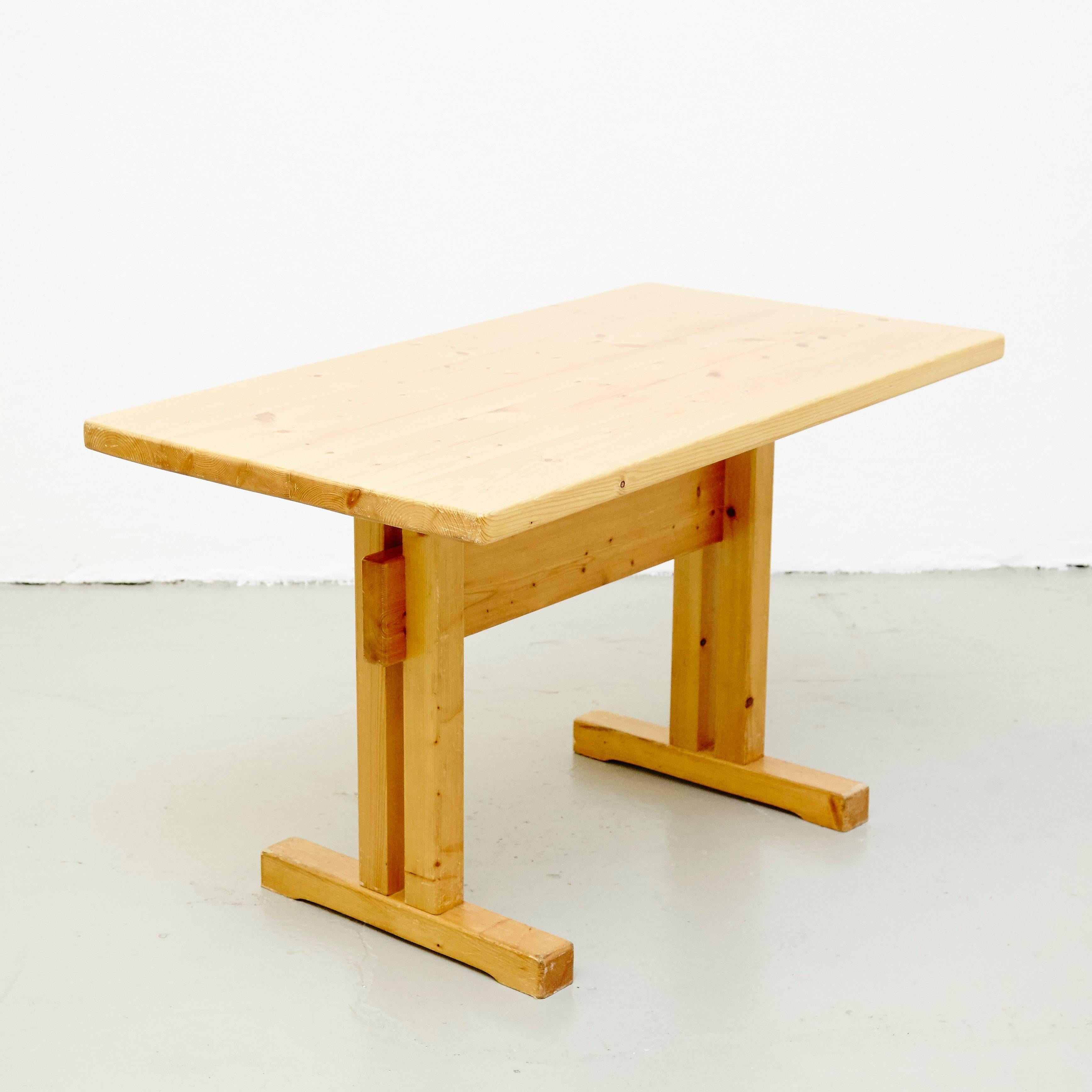French Charlotte Perriand Table for Les Arcs