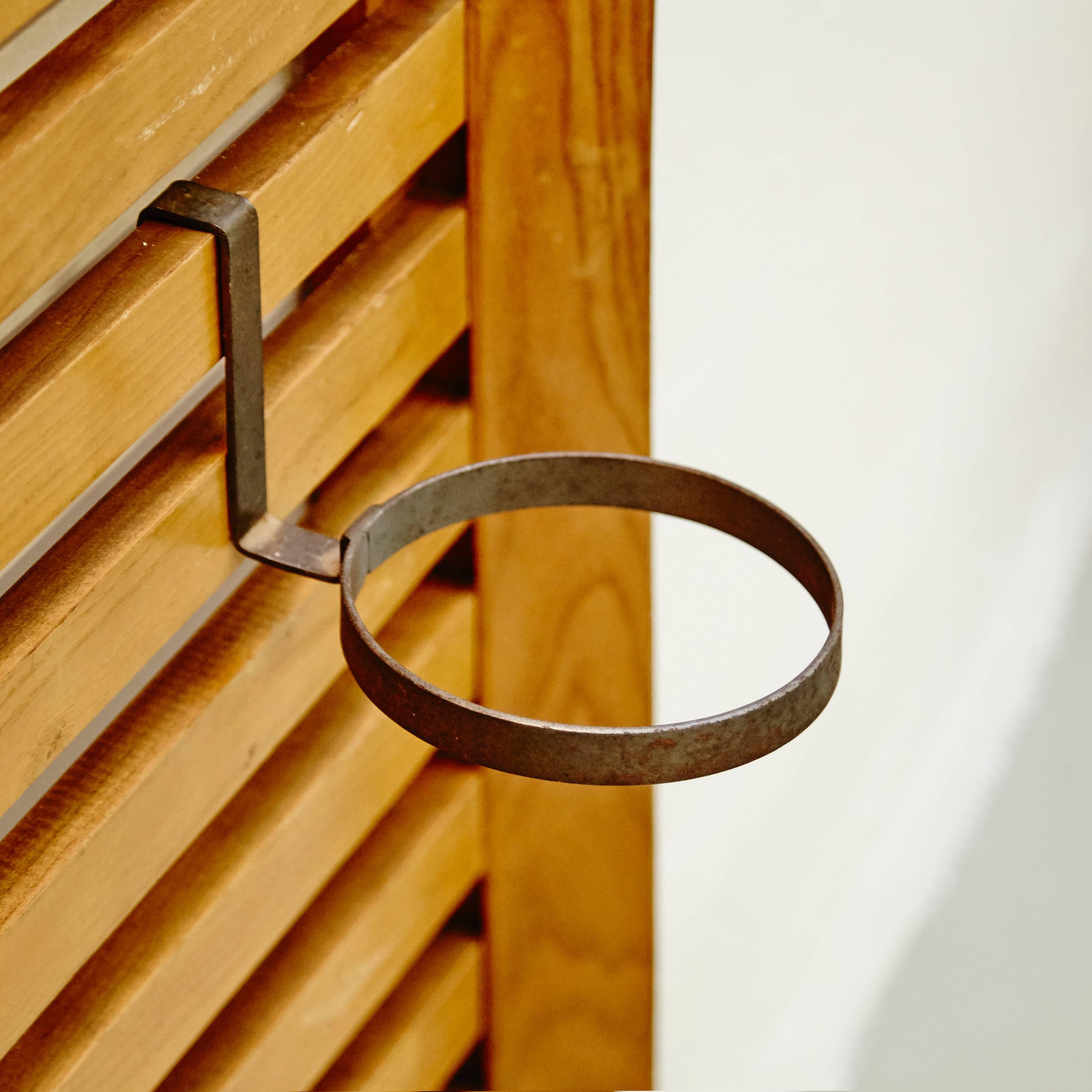 Le Corbusier and Charlotte Perriand Wall-Mounted Coatrack, circa 1950 1