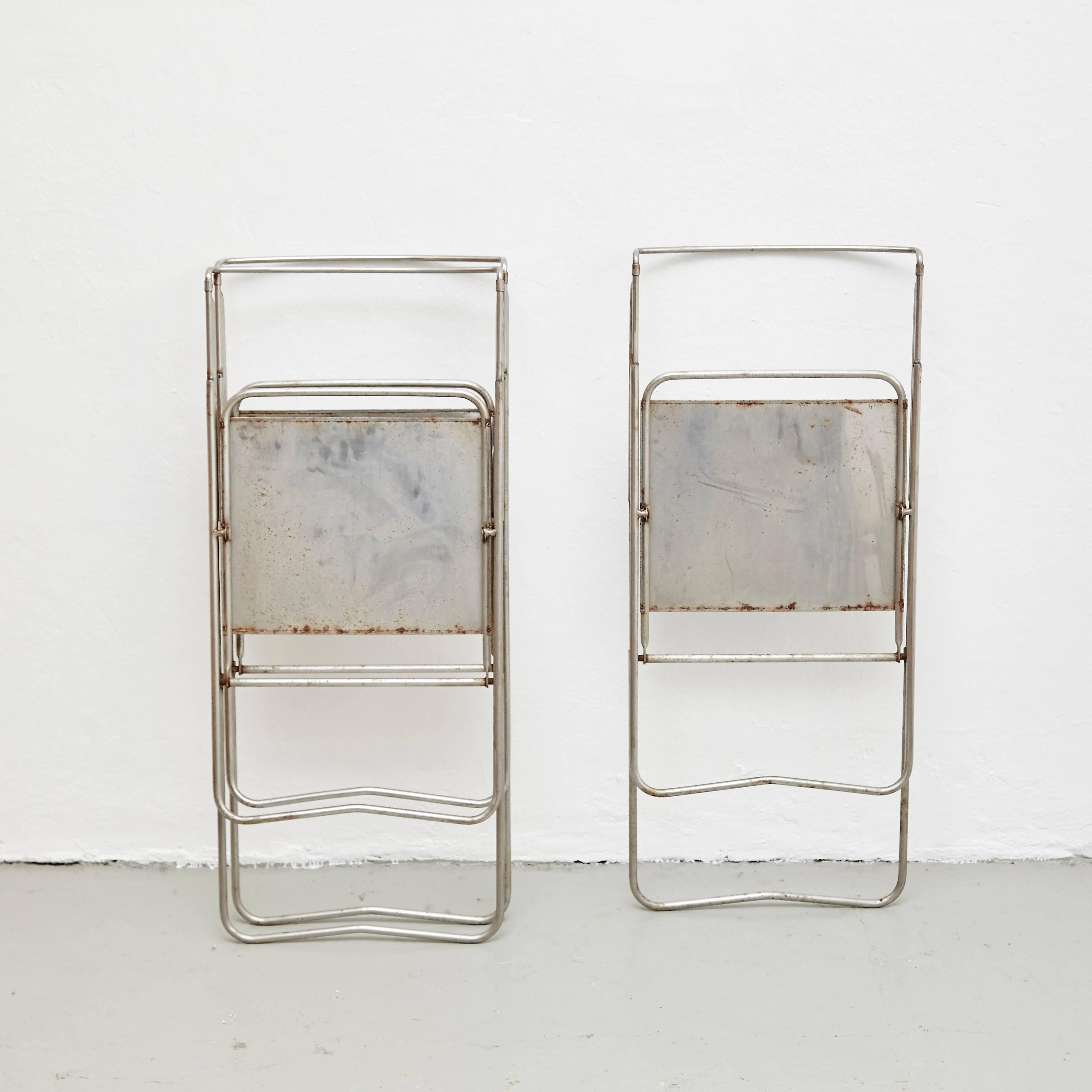 Set of Three Folding Chairs by Rafael Carreras Puigdengolas, circa 1960 1