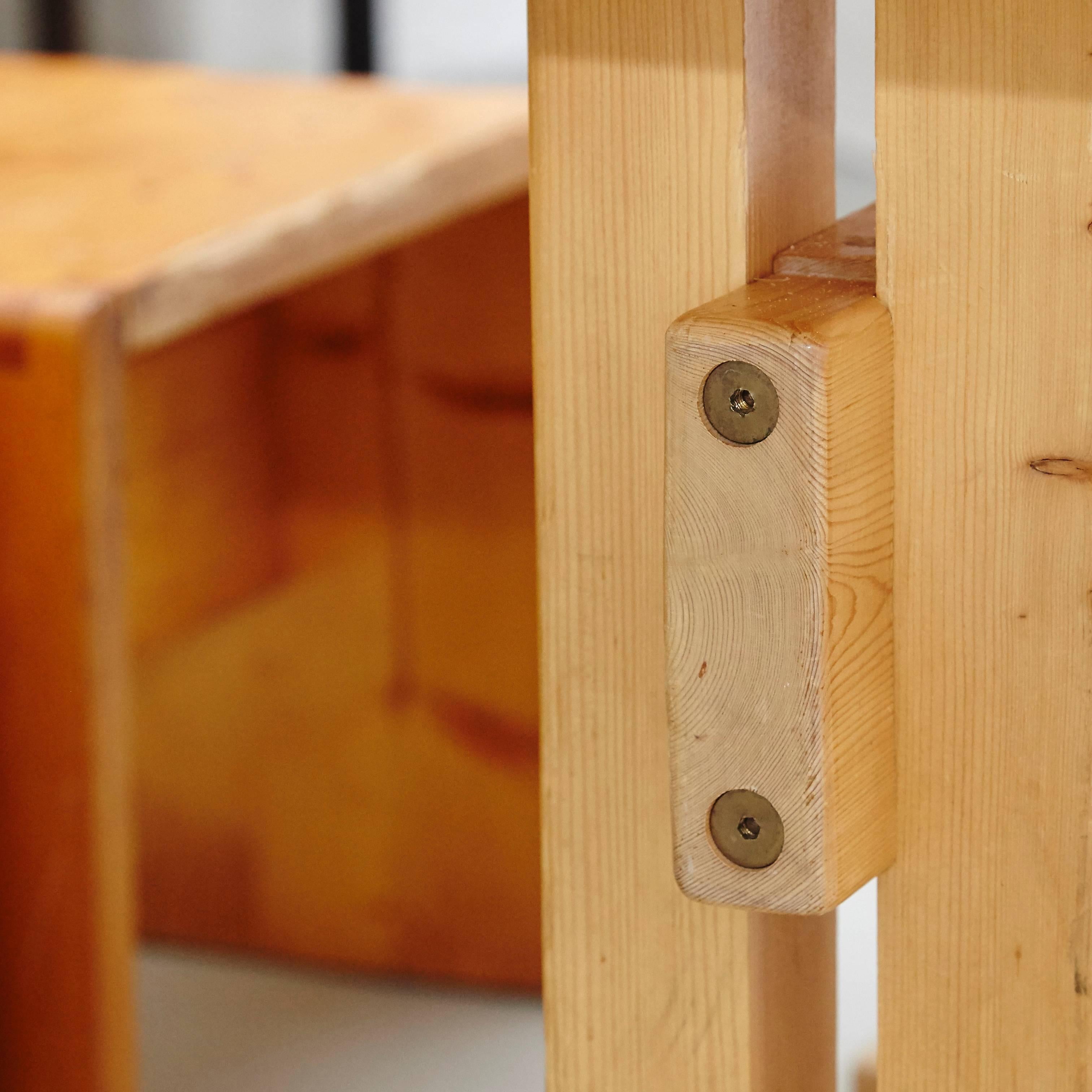 Charlotte Perriand Table and Stools for Les Arcs 1