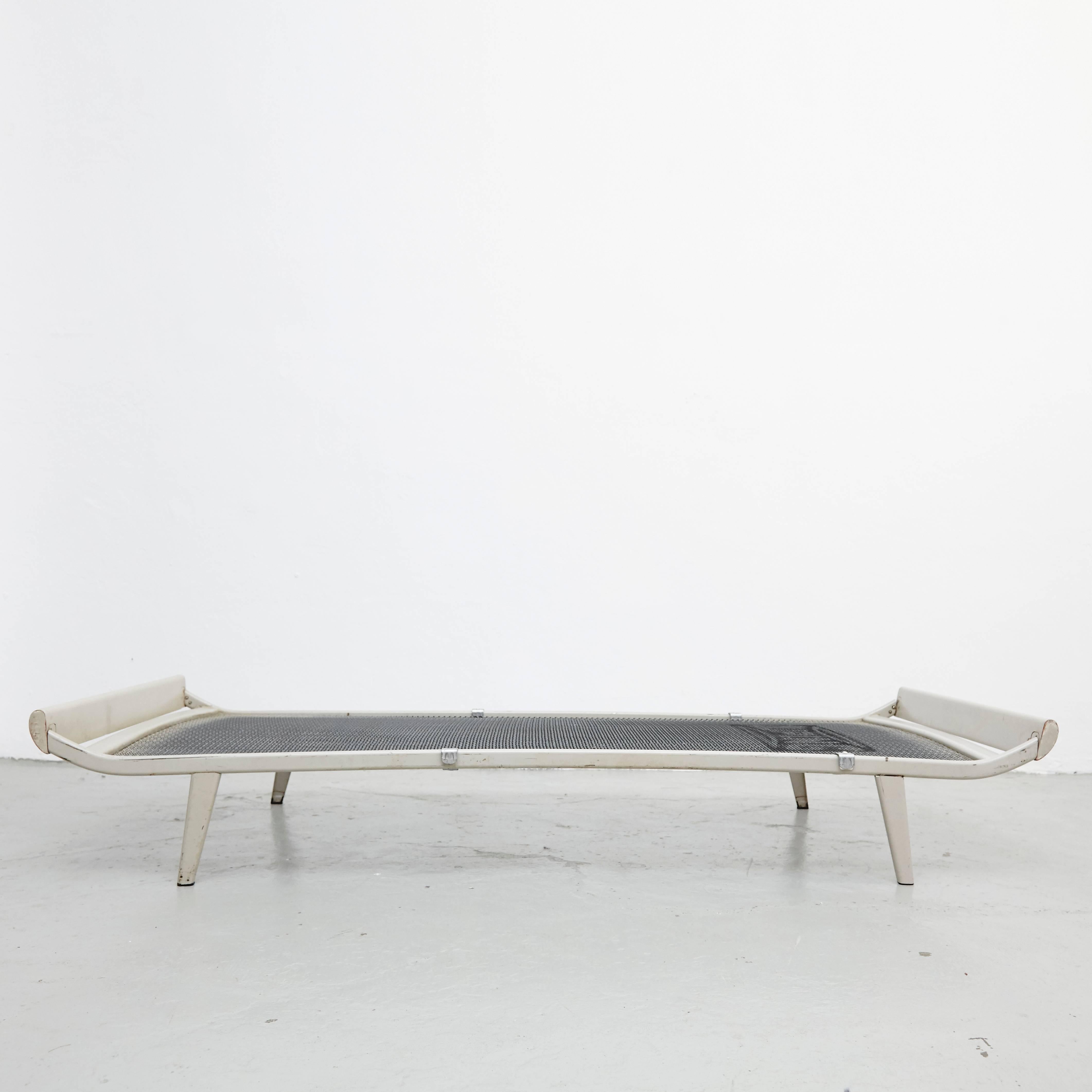 Daybed Cleopatra designed by Dick Cordemeijer manufactured in Netherlands, circa 1950.

In good original condition, with minor wear consistent with age and use, preserving a beautiful patina.

 