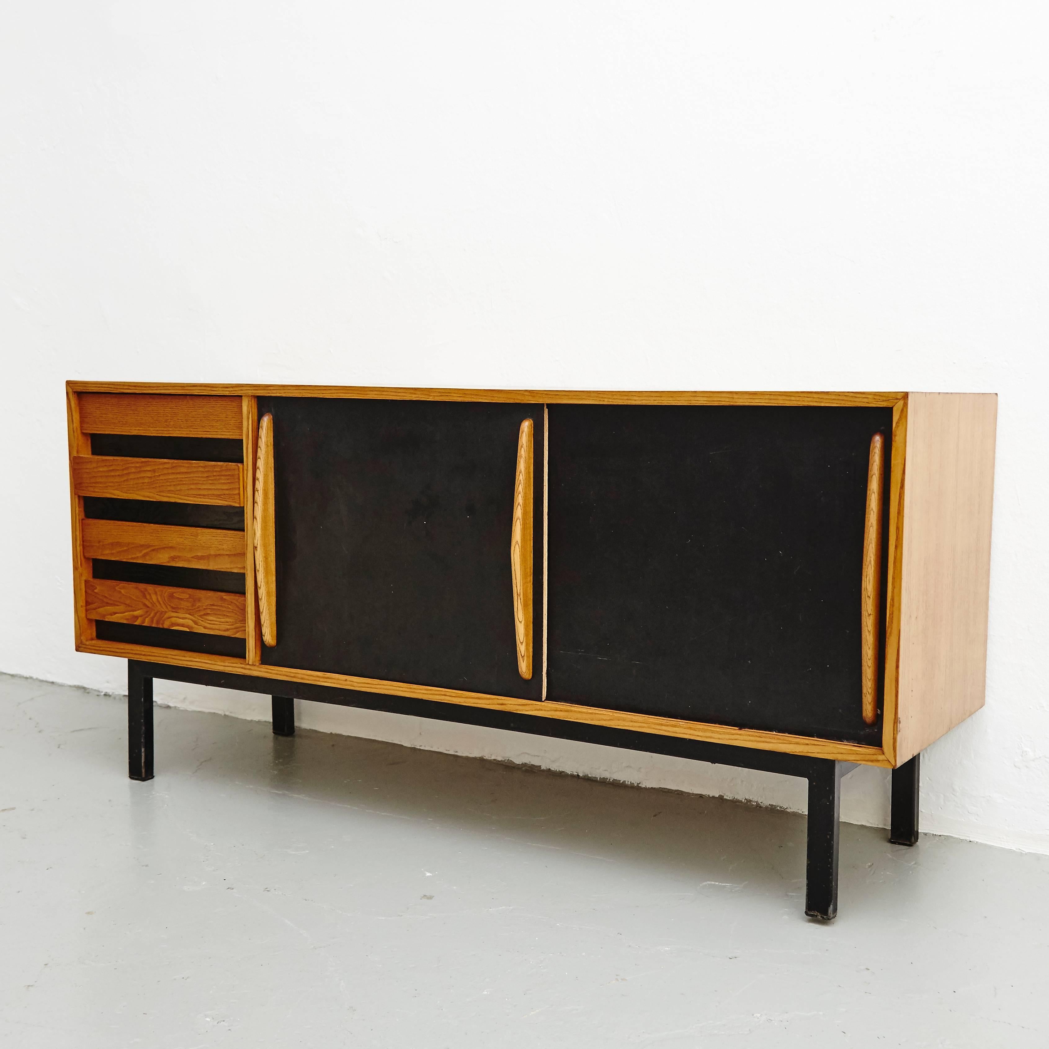 Mid-Century Modern Charlotte Perriand Cansado Sideboard, circa 1950