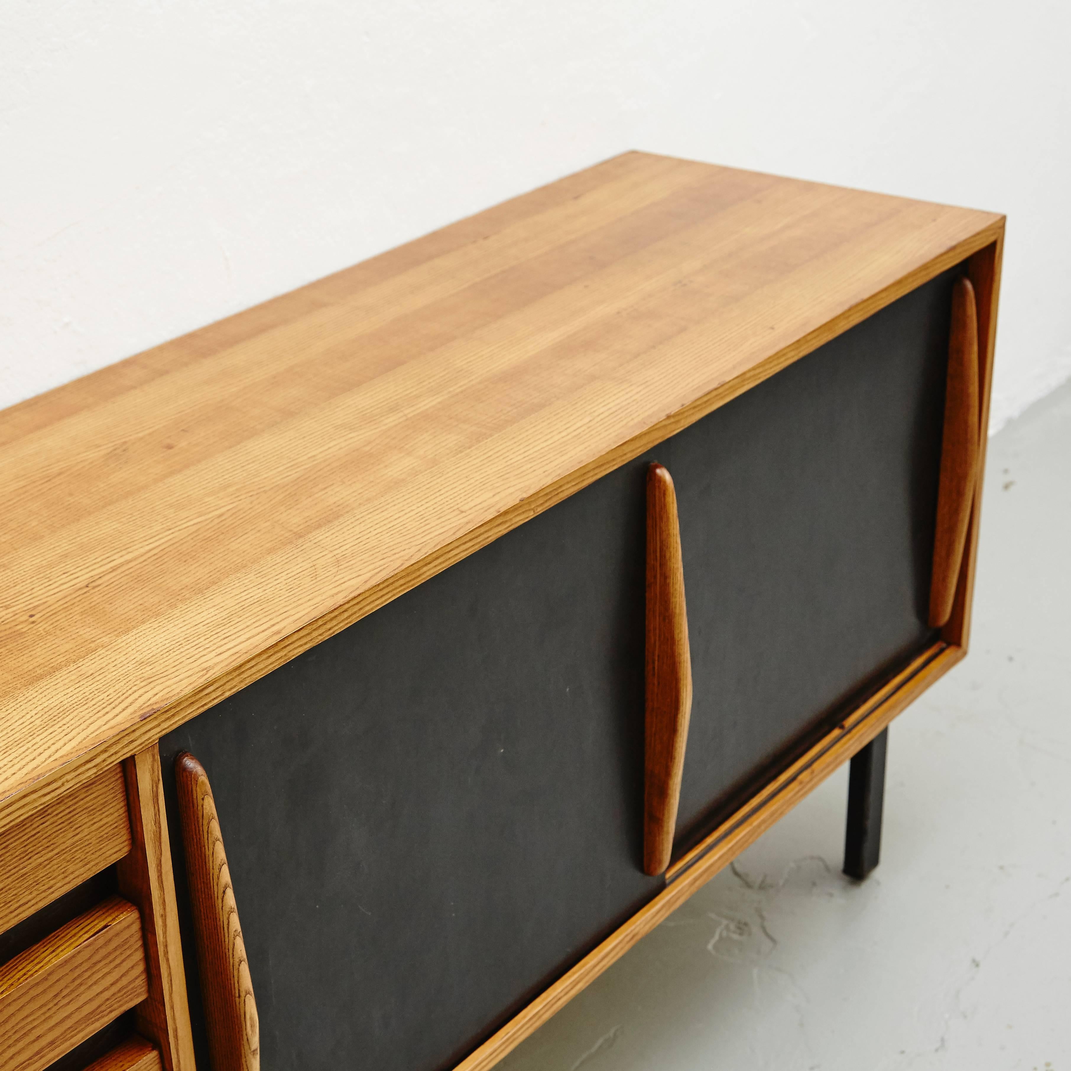 Charlotte Perriand Cansado Sideboard, circa 1950 In Good Condition In Barcelona, Barcelona