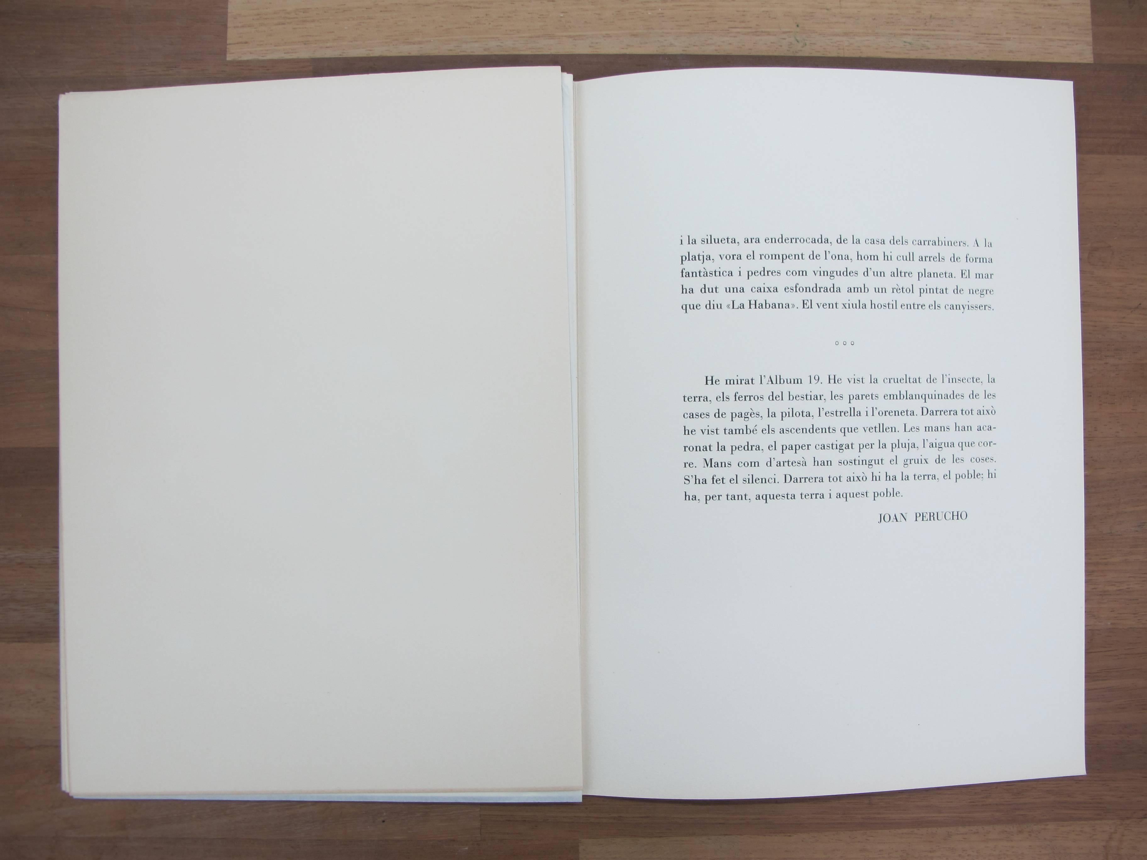 Mid-Century Modern Joan Miró Album 19 with Four Original Lithographs