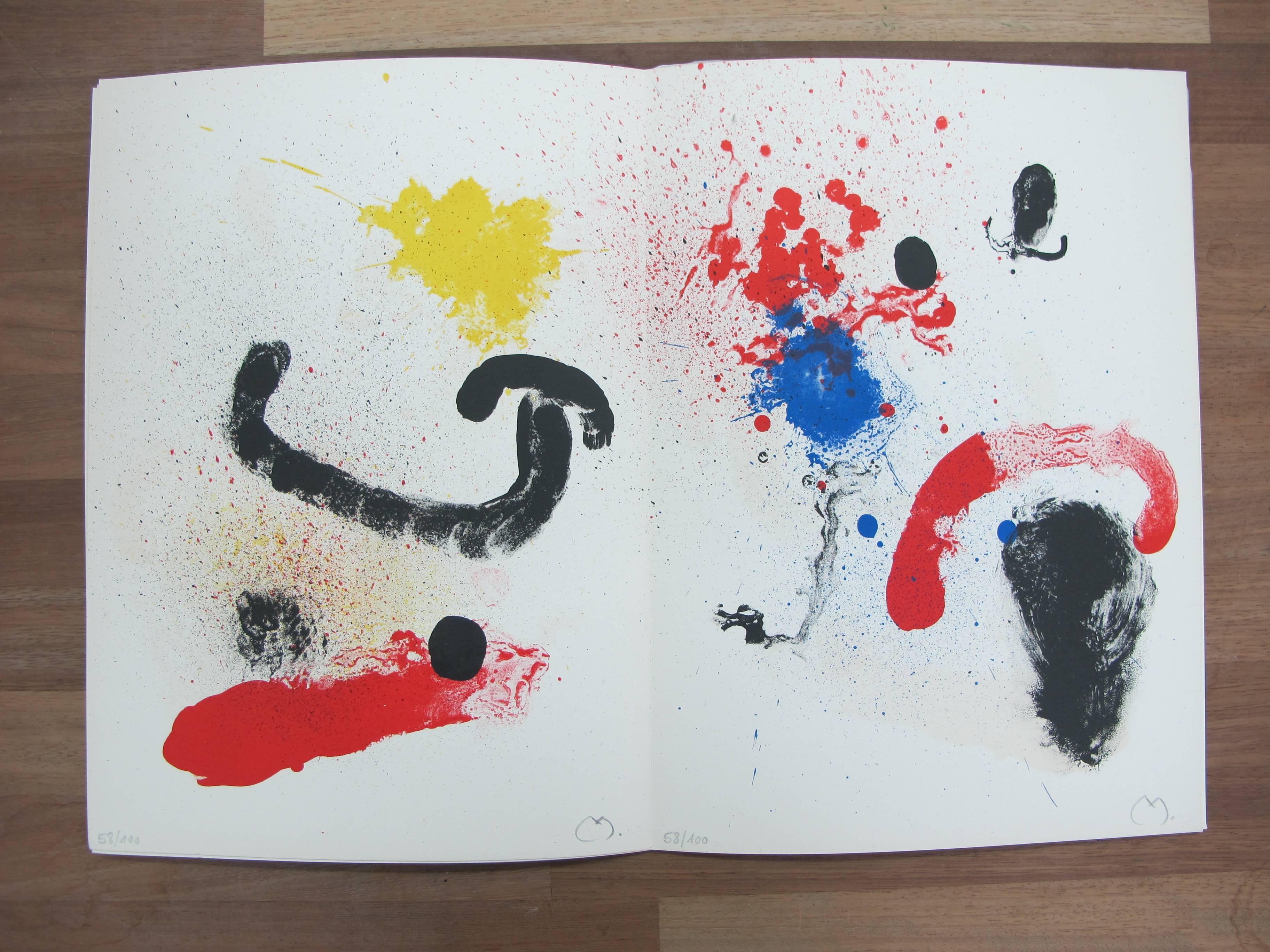 Joan Miró Album 19 with Four Original Lithographs 2