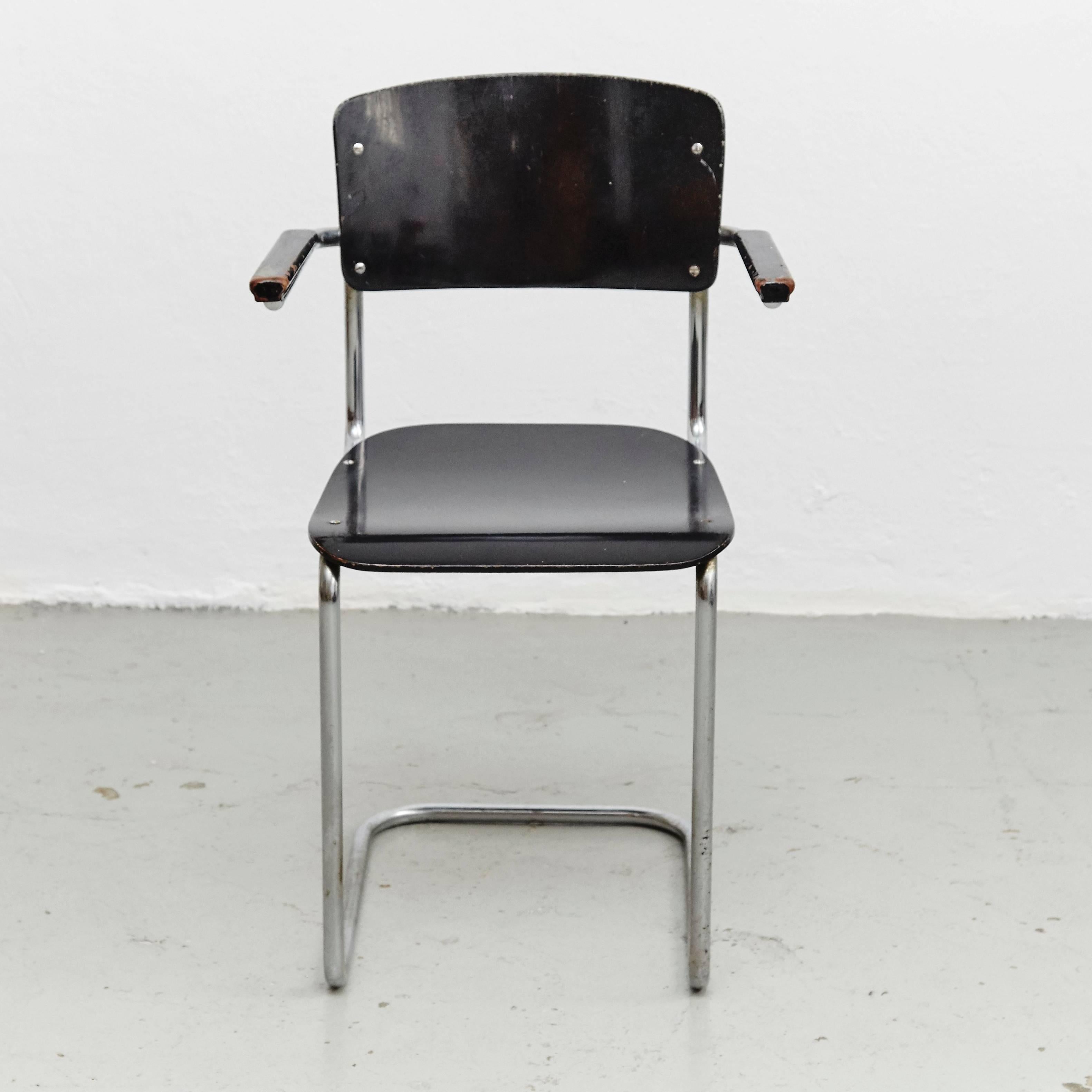 Mid-Century Modern Bauhaus Chair, circa 1930