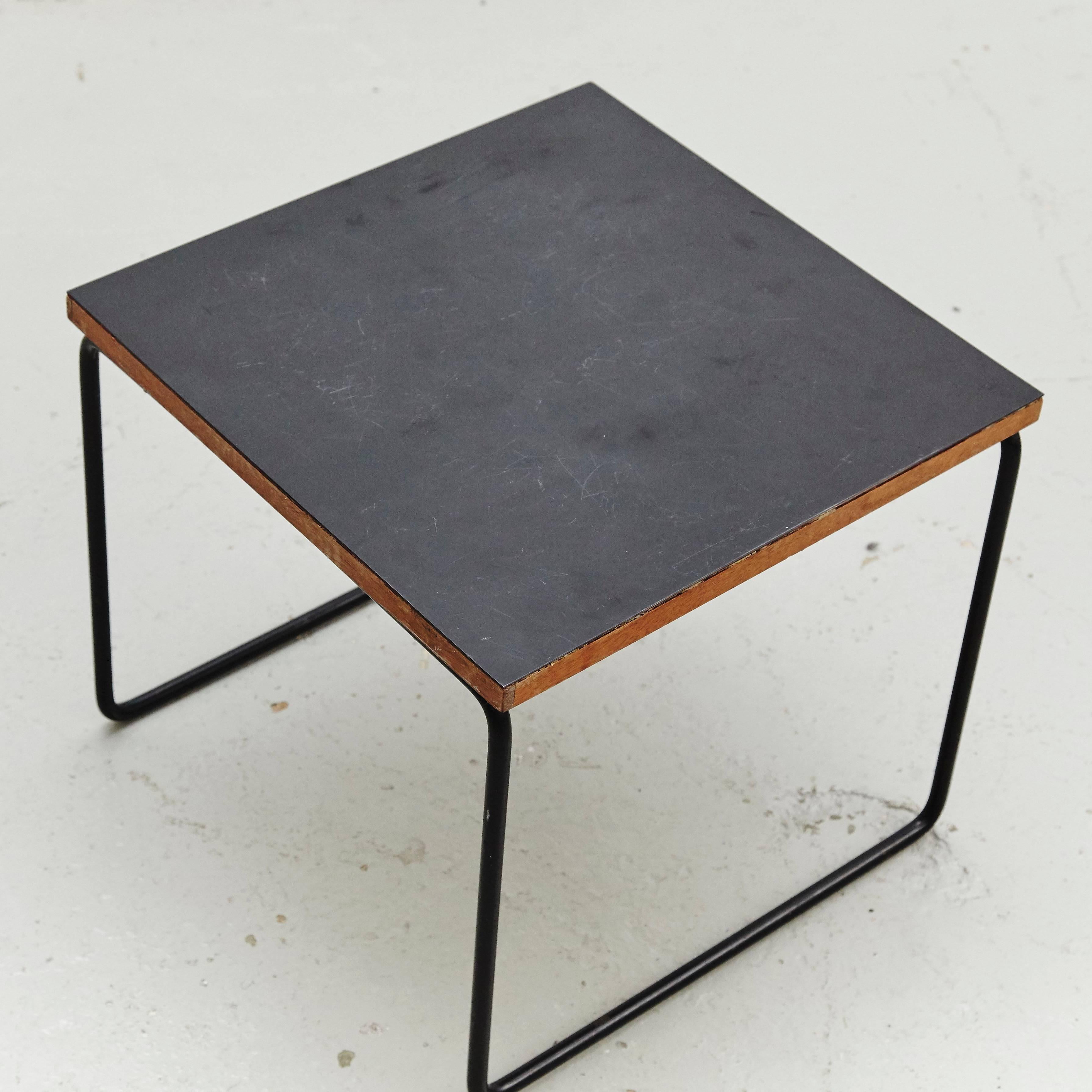 French Pierre Guariche Side Table for Steiner, circa 1950