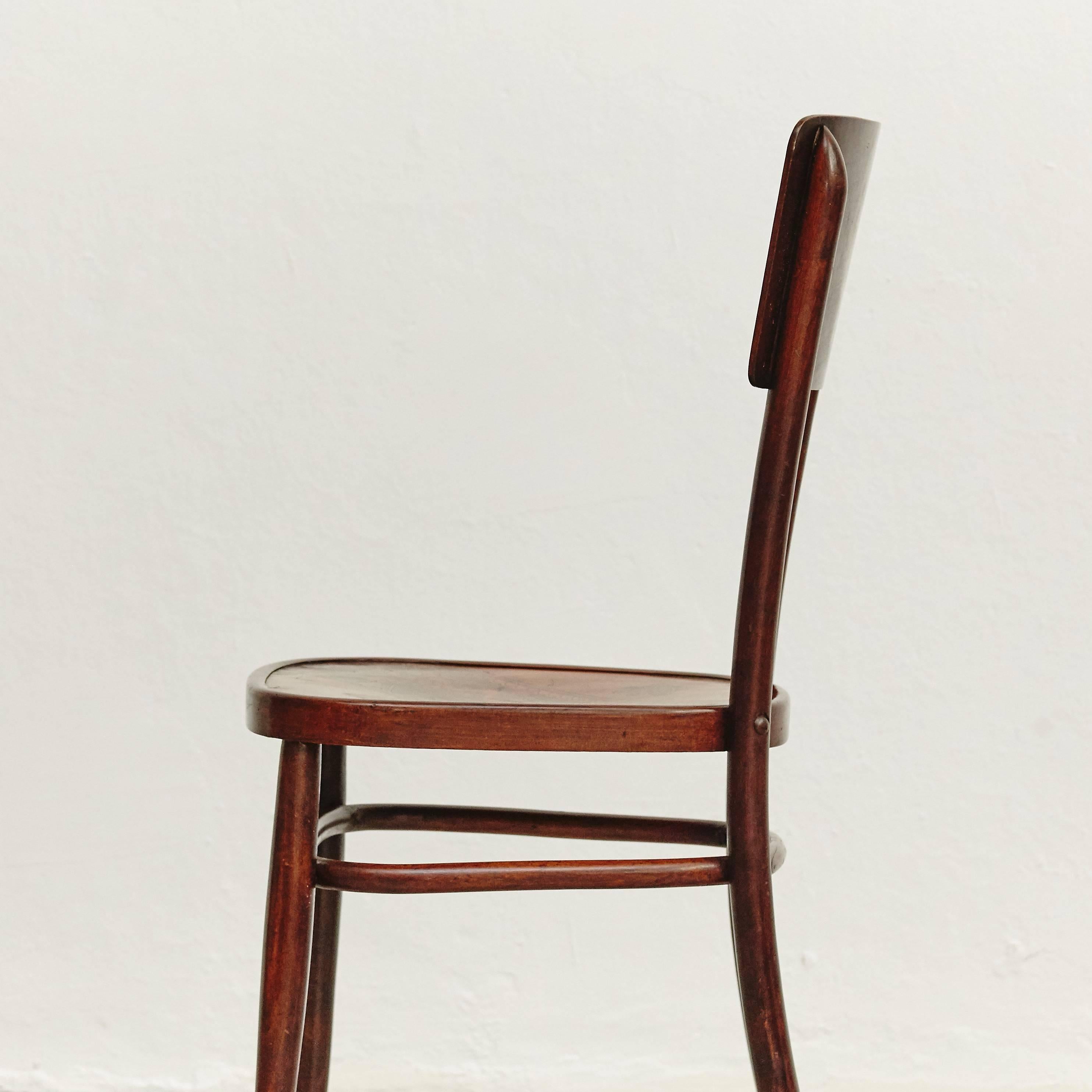 Early 20th Century Set of Six Chairs by August Thonet for Thonet, circa 1900