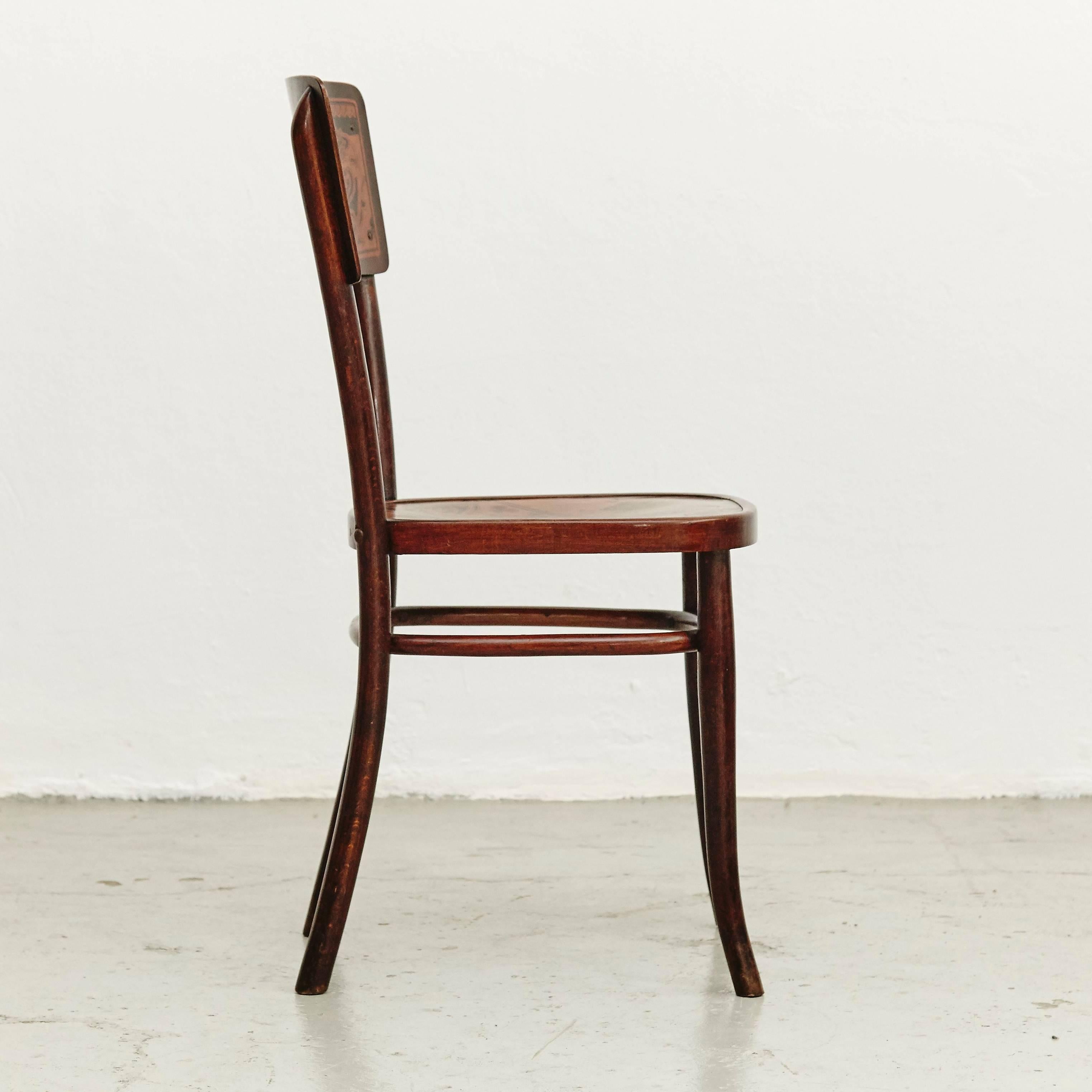 Set of Six Chairs by August Thonet for Thonet, circa 1900 In Good Condition In Barcelona, Barcelona