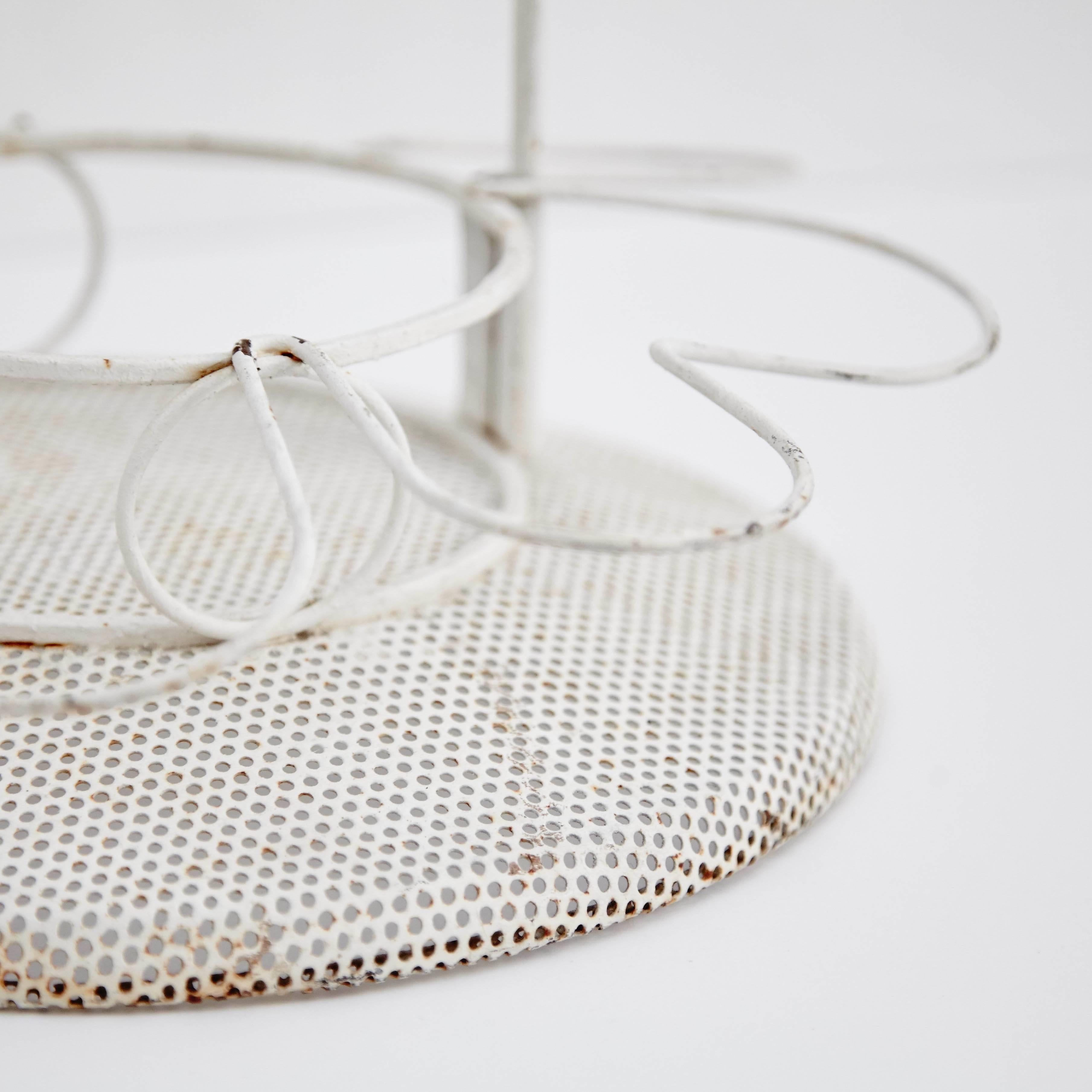Mathieu Matégot Enameled Metal Bottle Holder, circa 1950 3