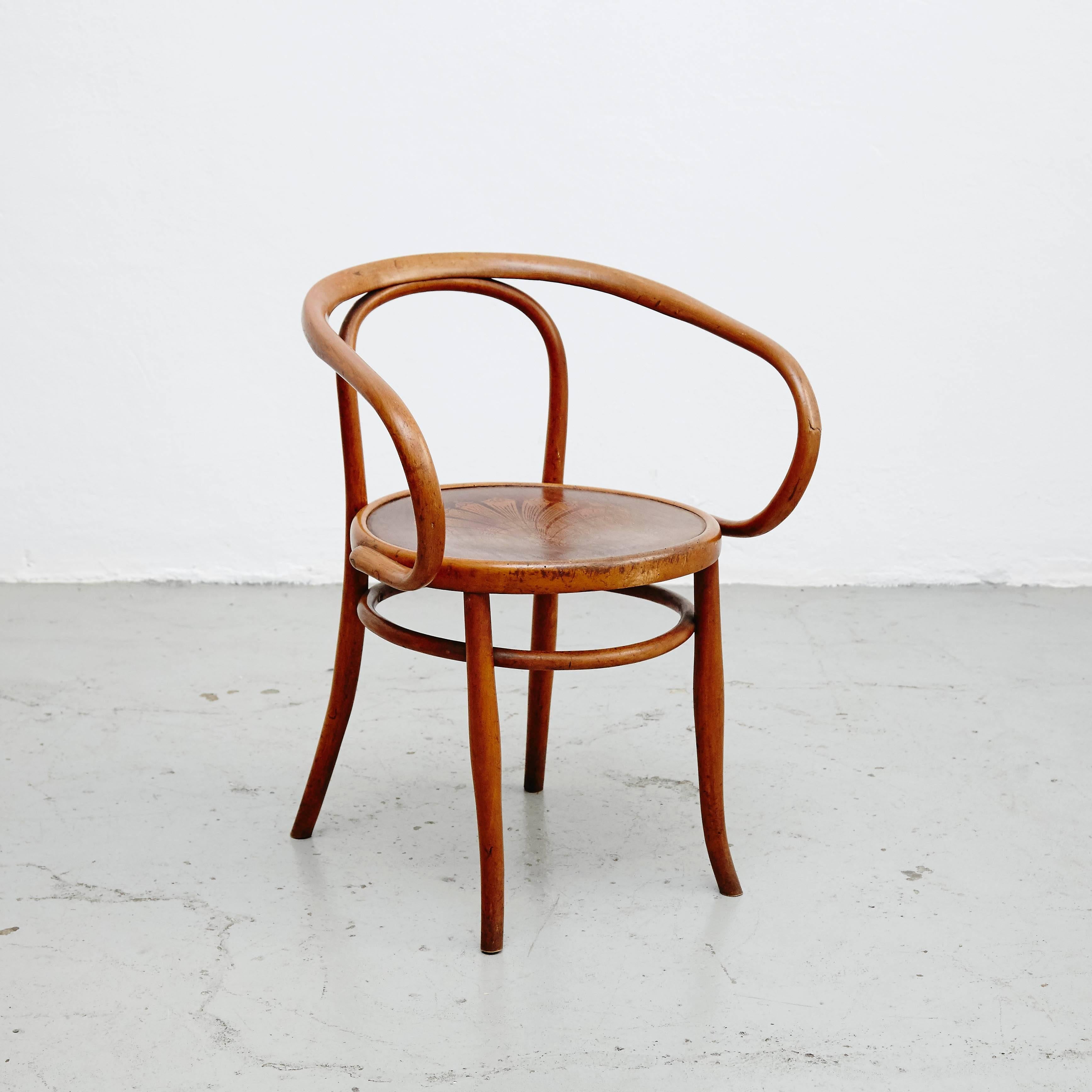 Mid-Century Modern Set of Nine Thonet Armchairs by Auguste Thonet for Thonet