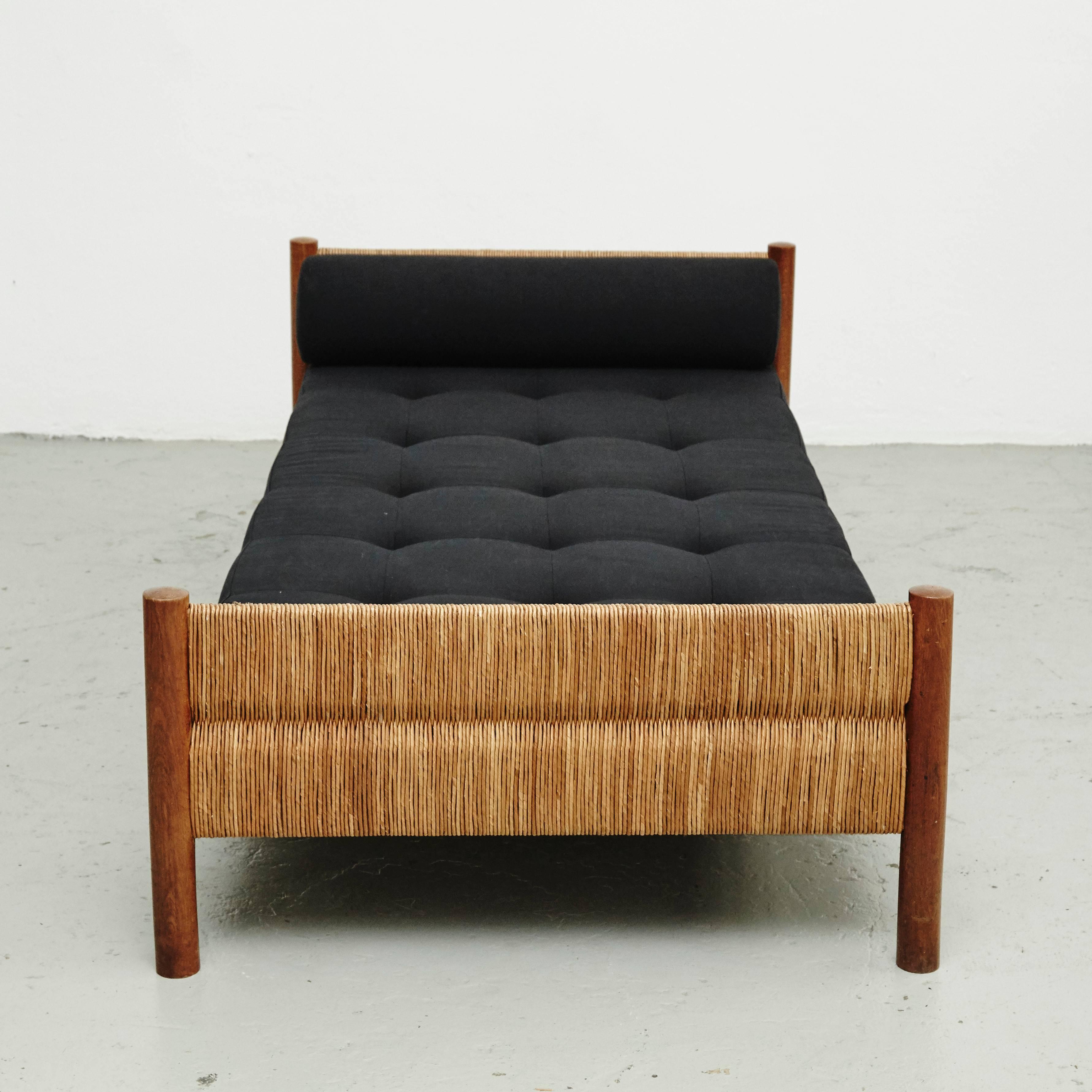 French Charlotte Perriand Bed for Meribel, circa 1950