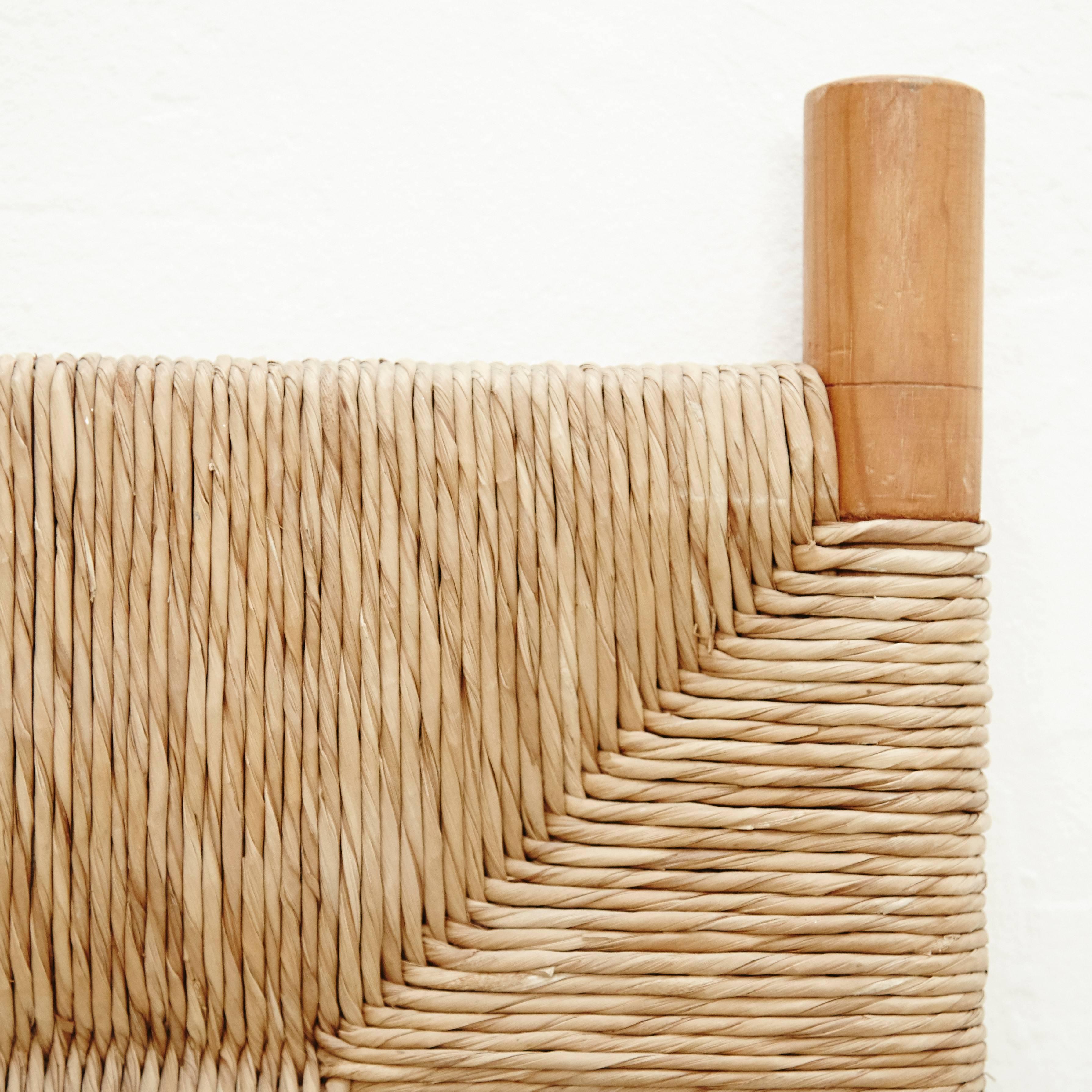 Mid-Century Modern Headboard in the Style of Charlotte Perriand, circa 1960