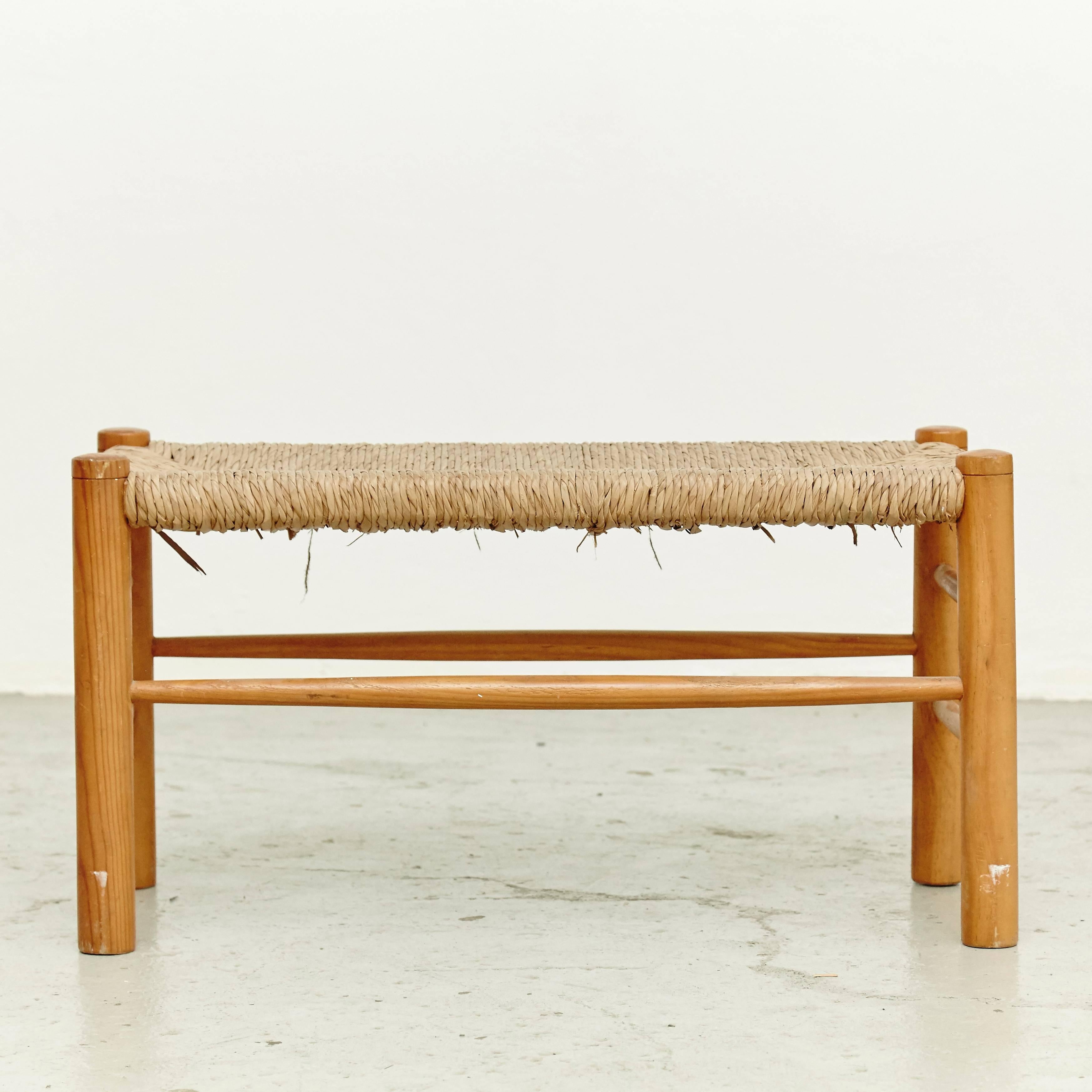 Mid-Century Modern Pair of Bench in the Style of Charlotte Perriand, circa 1960