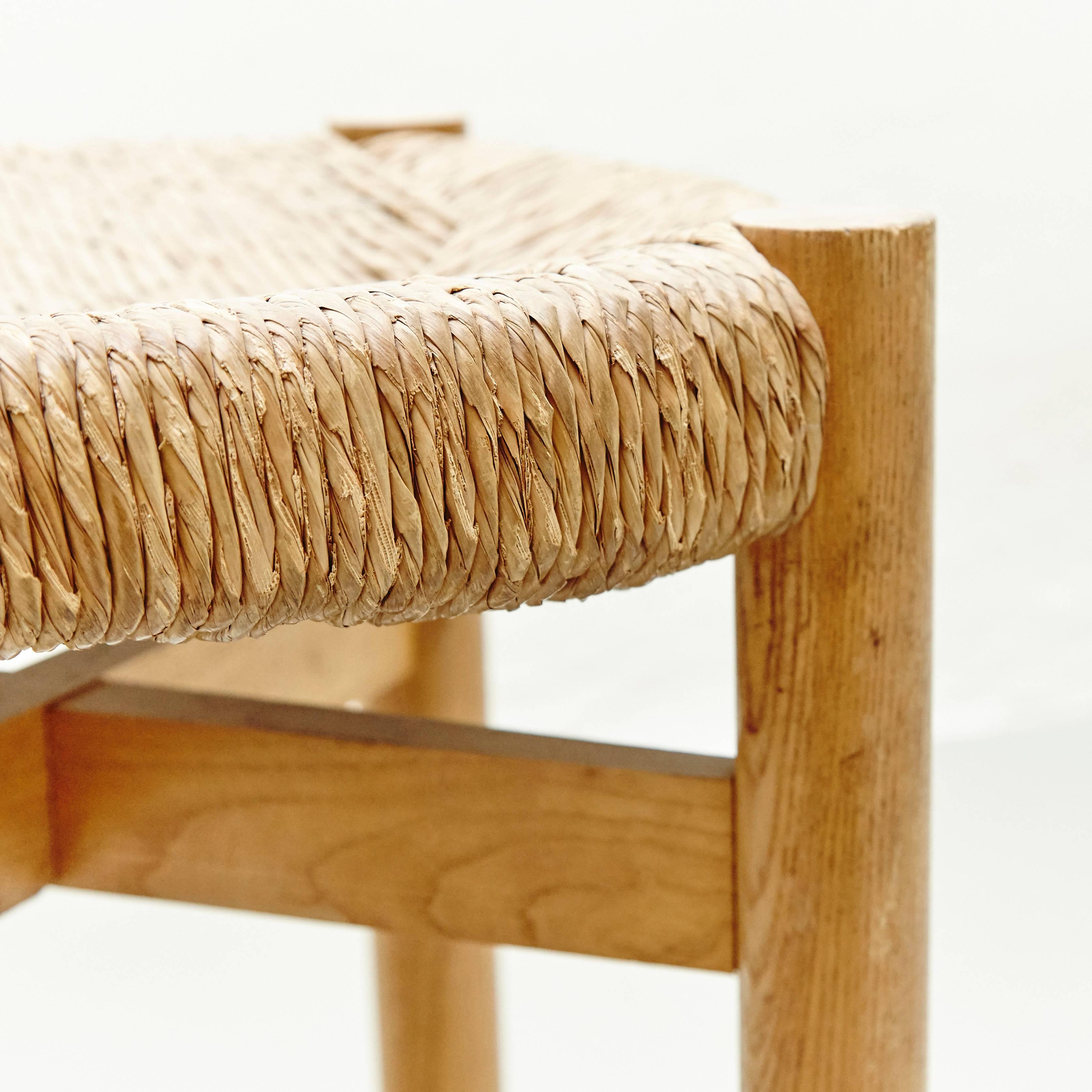 Mid-20th Century Charlotte Perriand Stool for Meribel, circa 1950