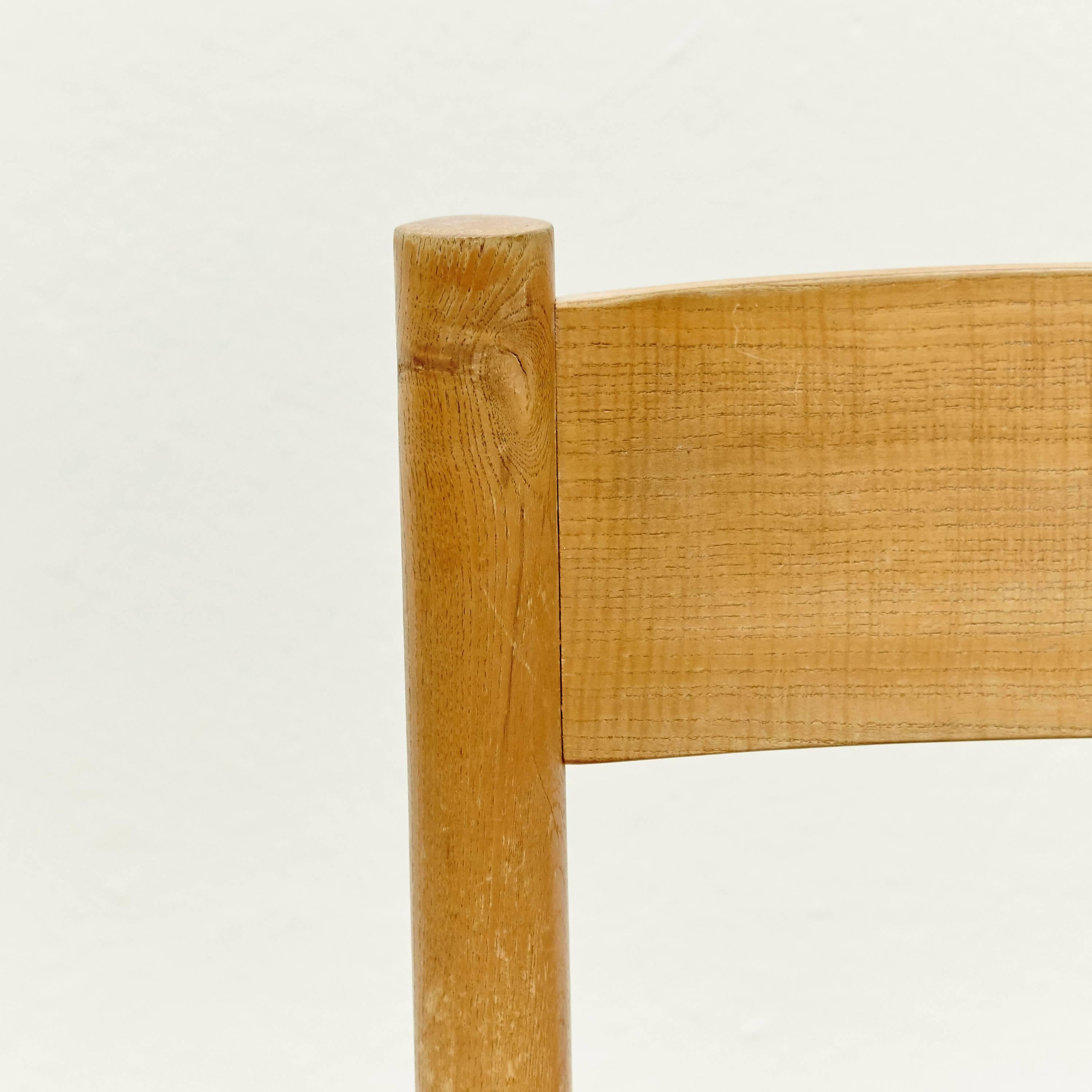 Mid-Century Modern Charlotte Perriand Chair for Meribel, circa 1950